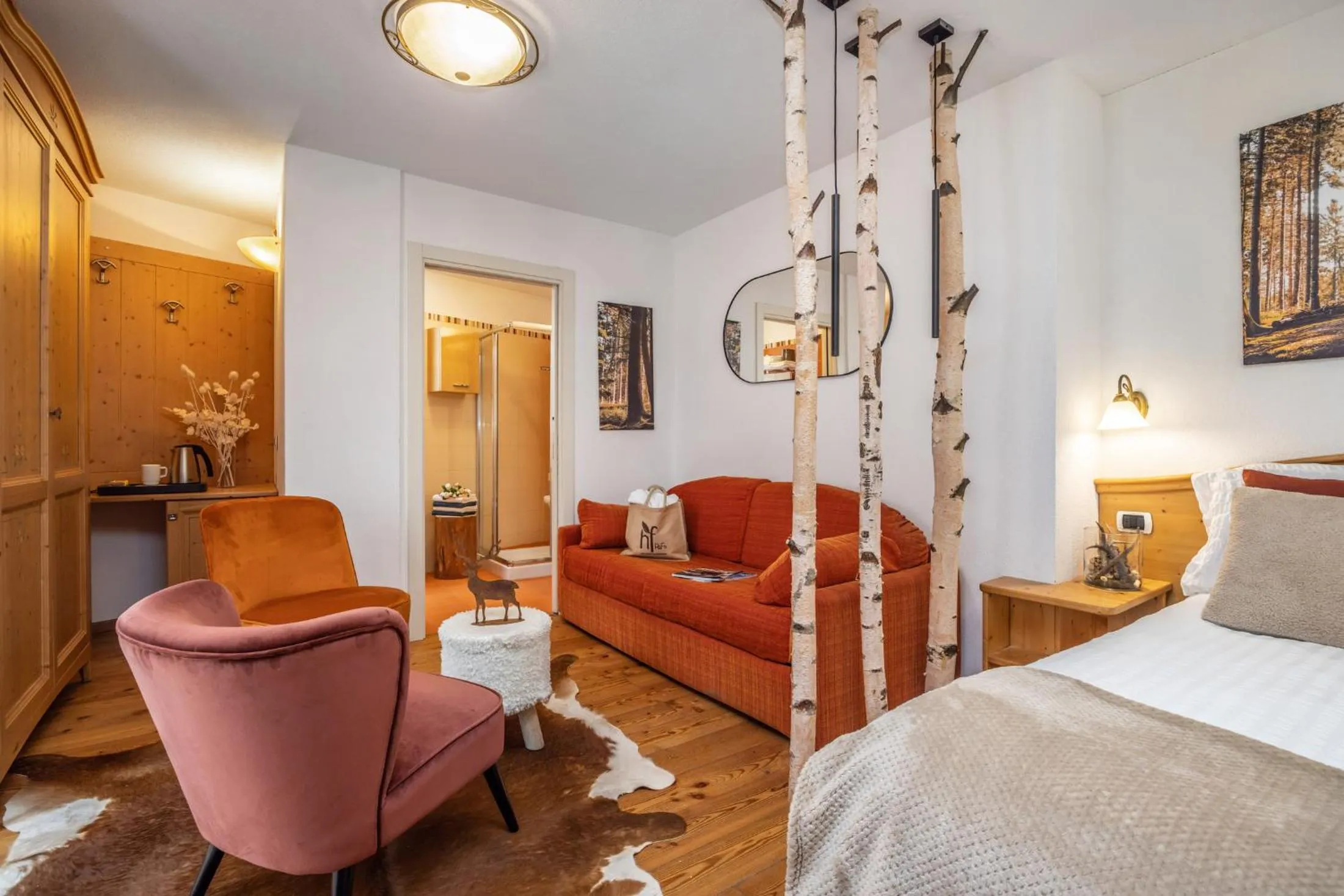 Bed in Hotel Folgarida