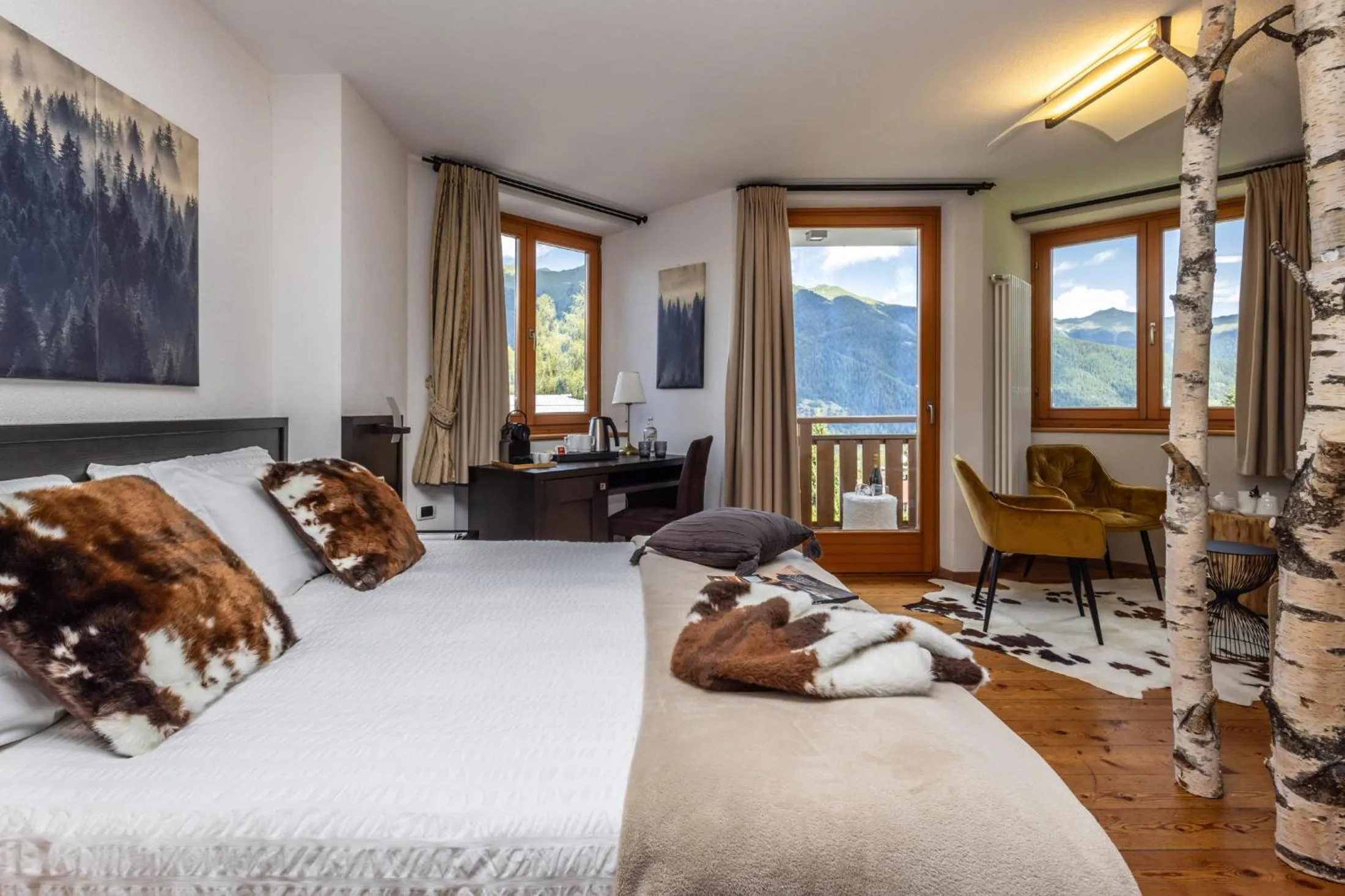 Bed in Hotel Folgarida