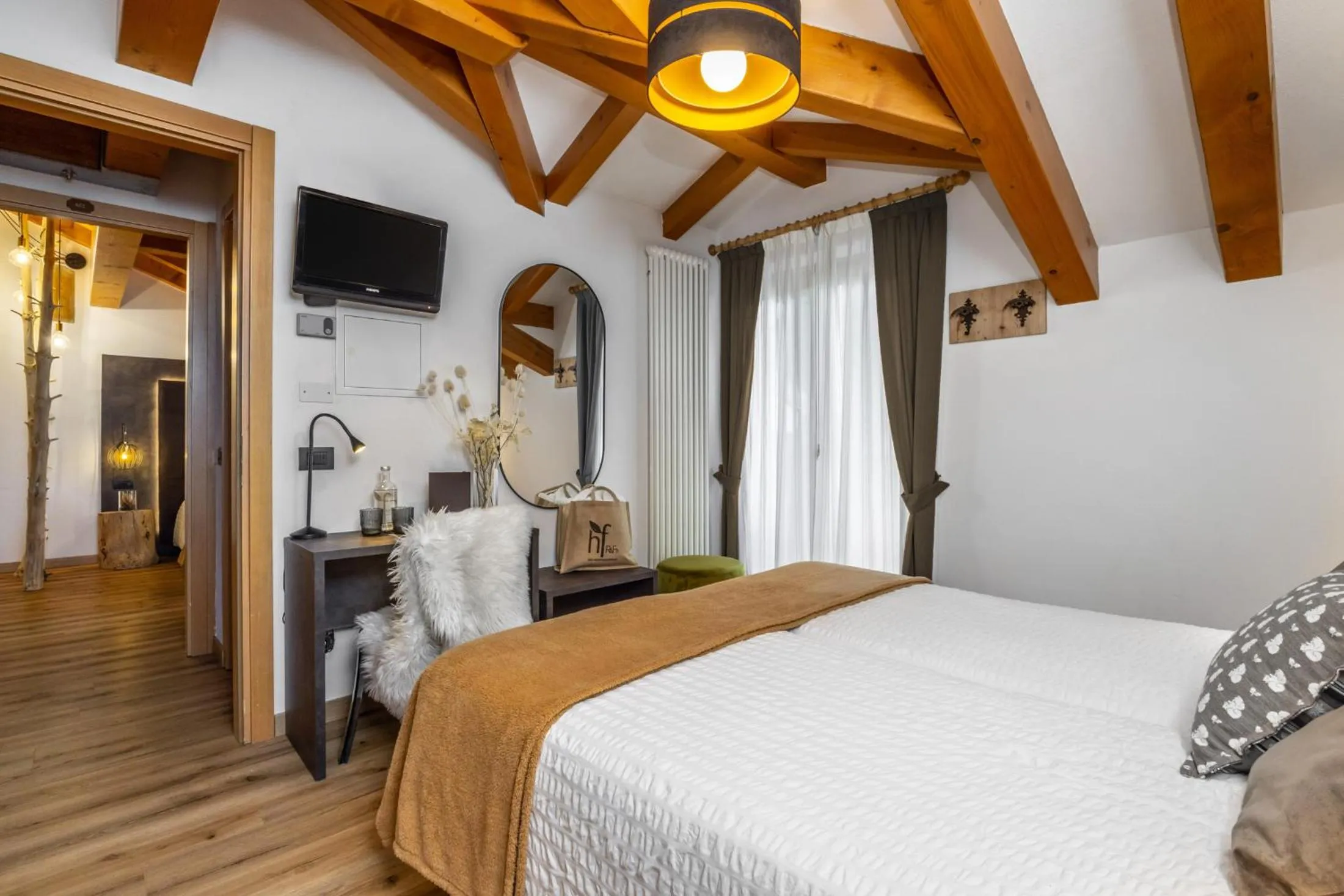 Bed in Hotel Folgarida