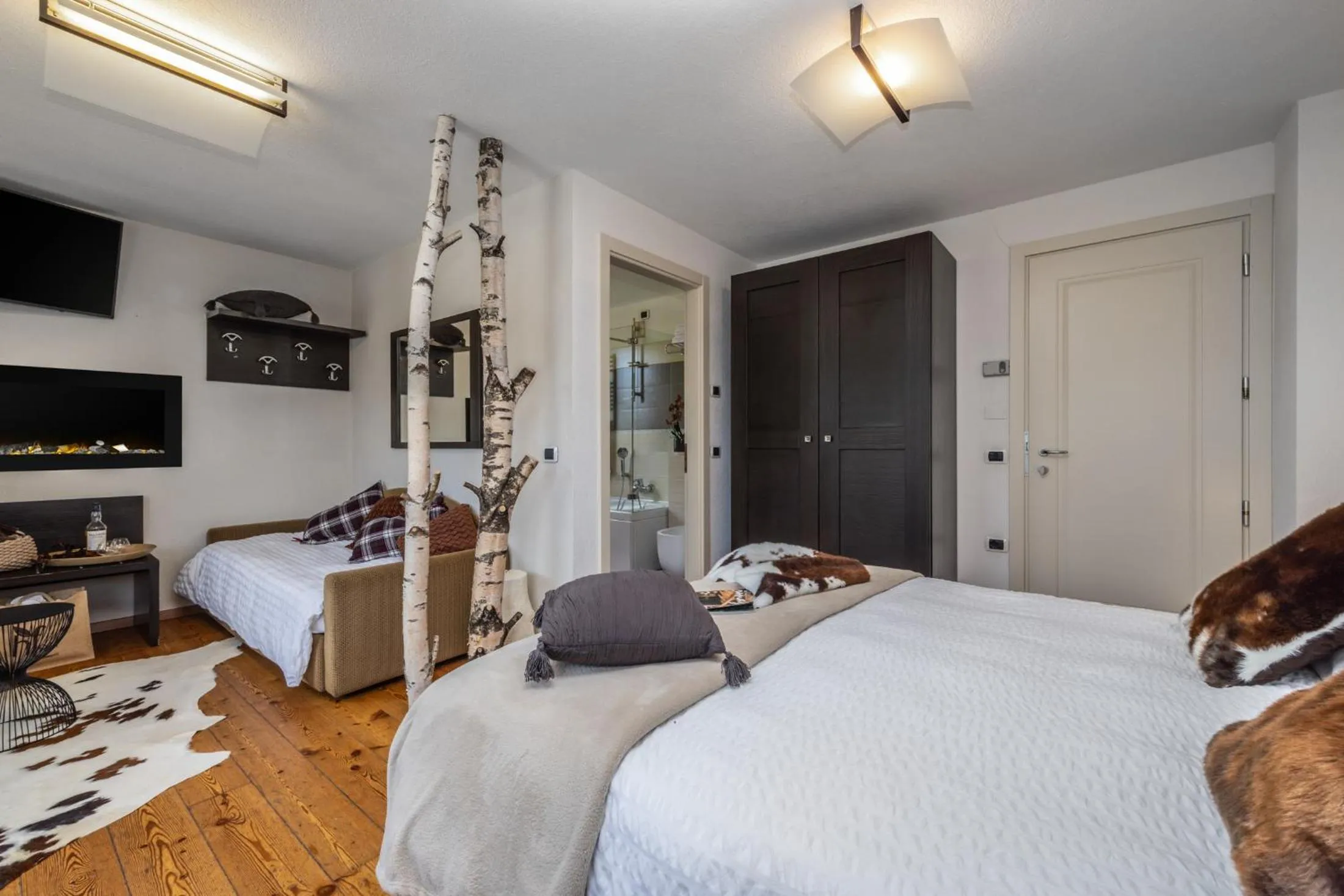 Bed in Hotel Folgarida