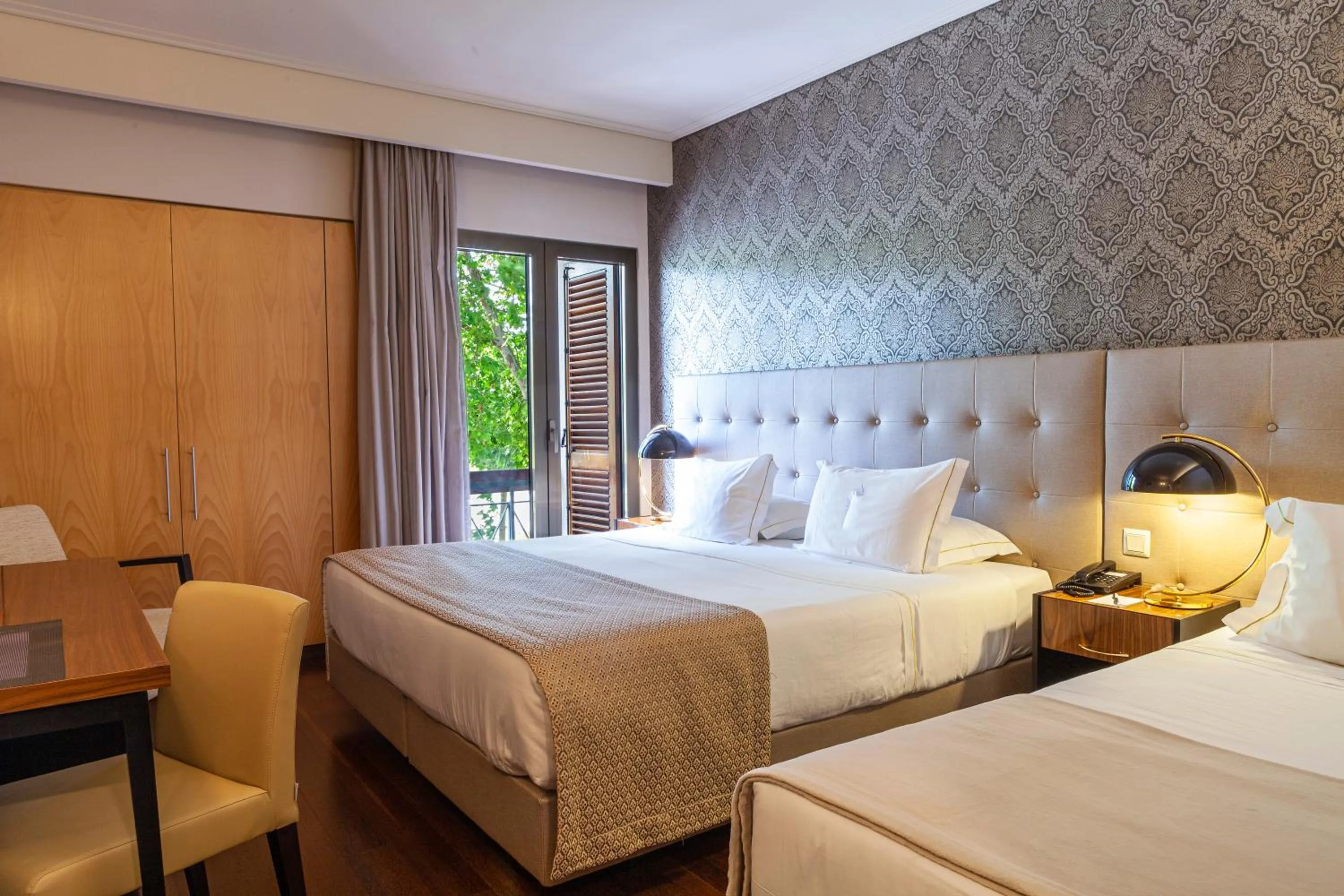 Bed in Hotel Lis Batalha