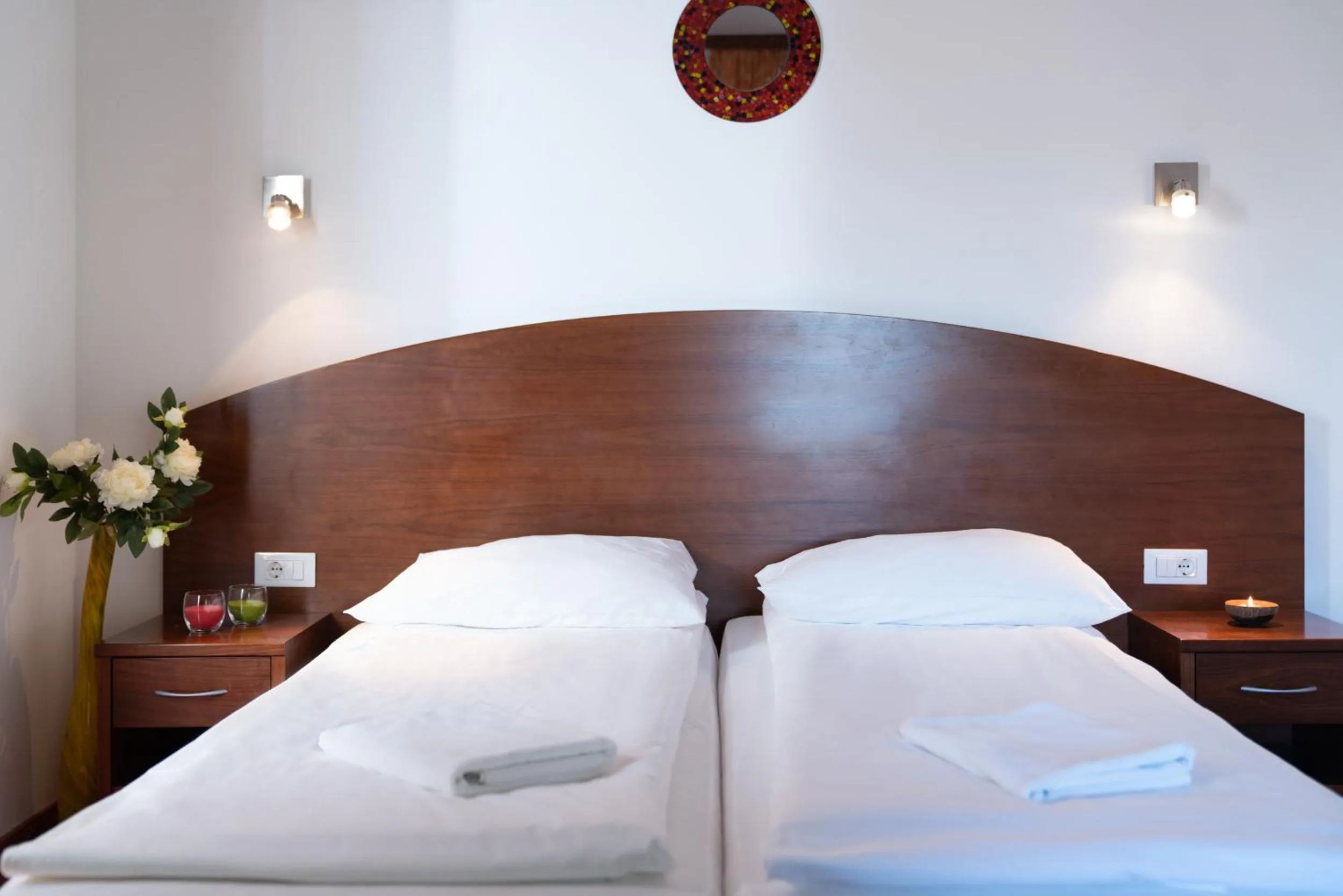 Bed in Hotel Medno