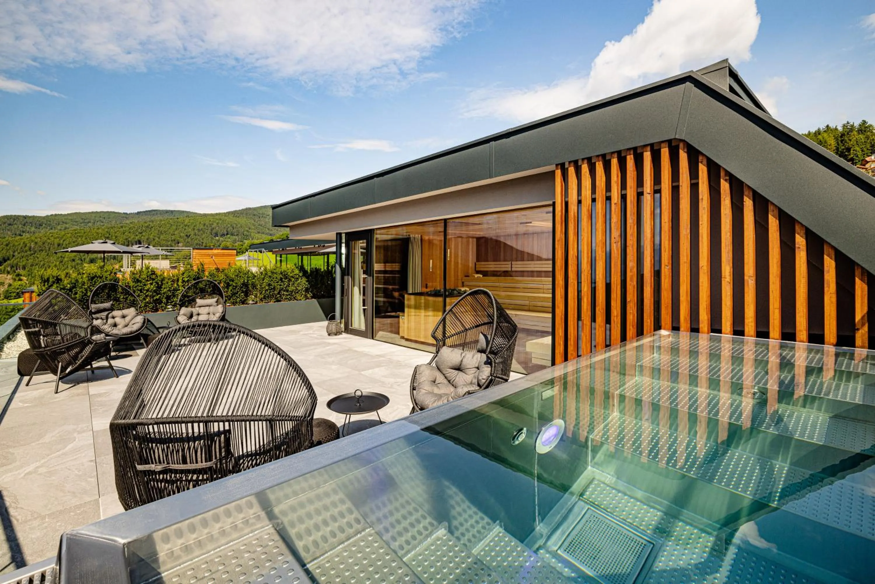Swimming pool in SONNENBERG Panorama Dolomites Wellbeing