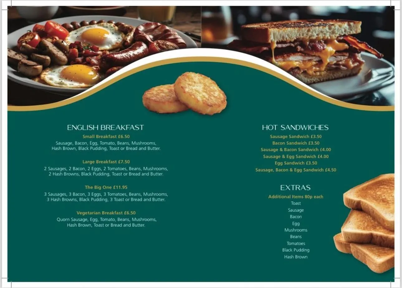 Food and drinks in Minworth Lodge