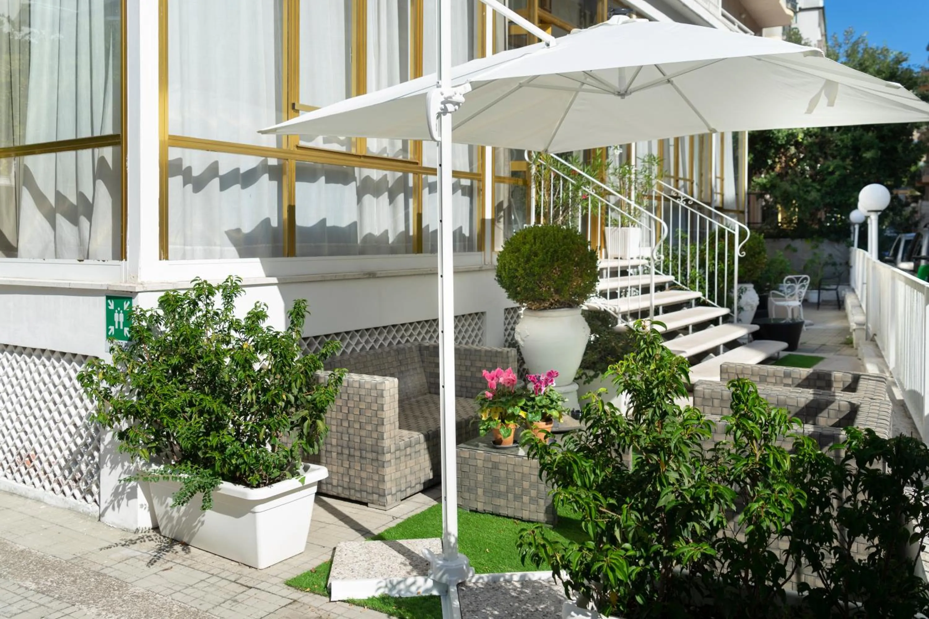 Garden in Hotel Italia Boutique