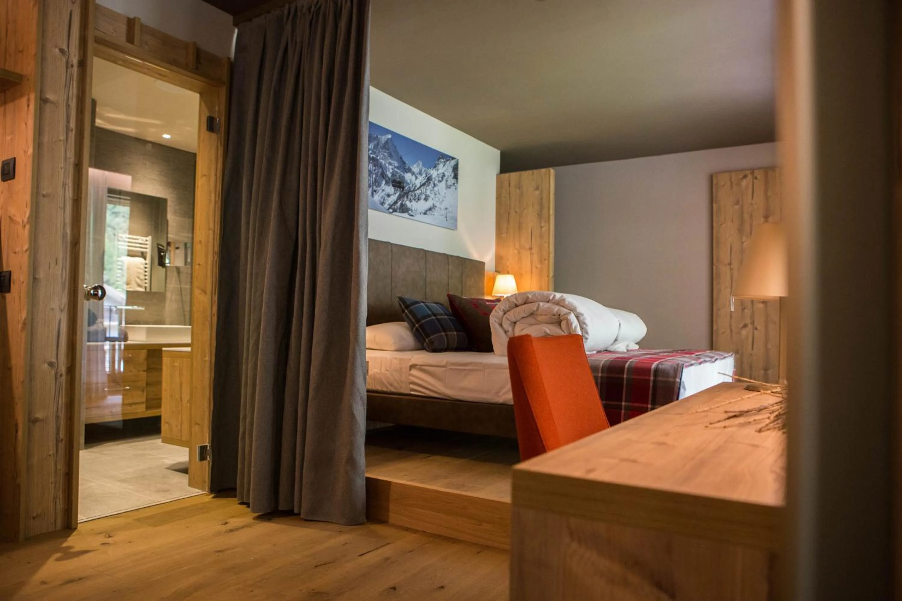 Bedroom, Bed in Hotel La Vetta