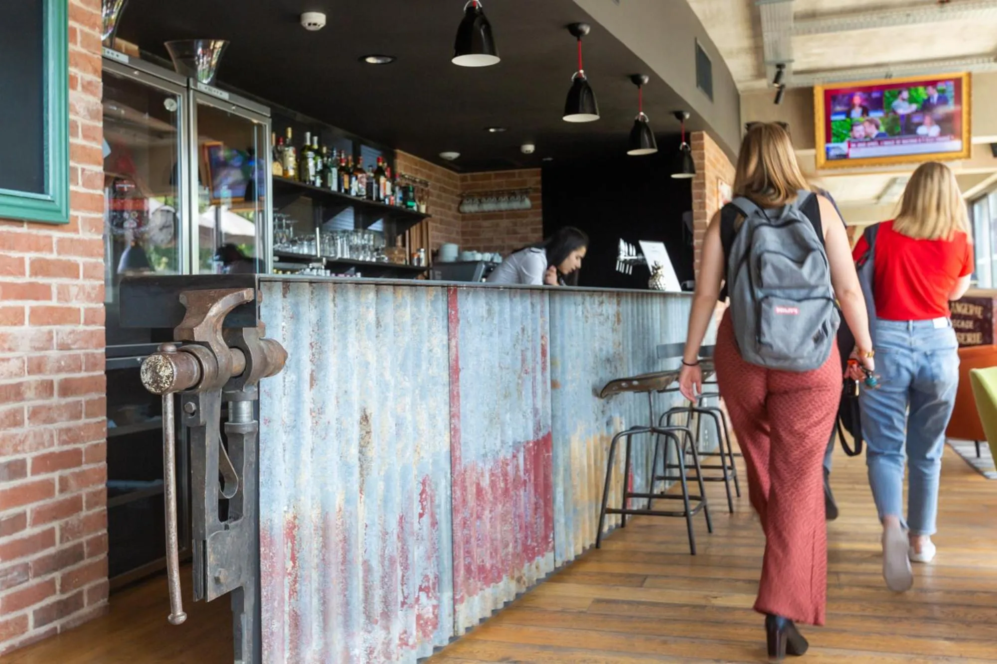 Lounge or bar in Lorraine Hôtel Nancy Ouest - Laxou