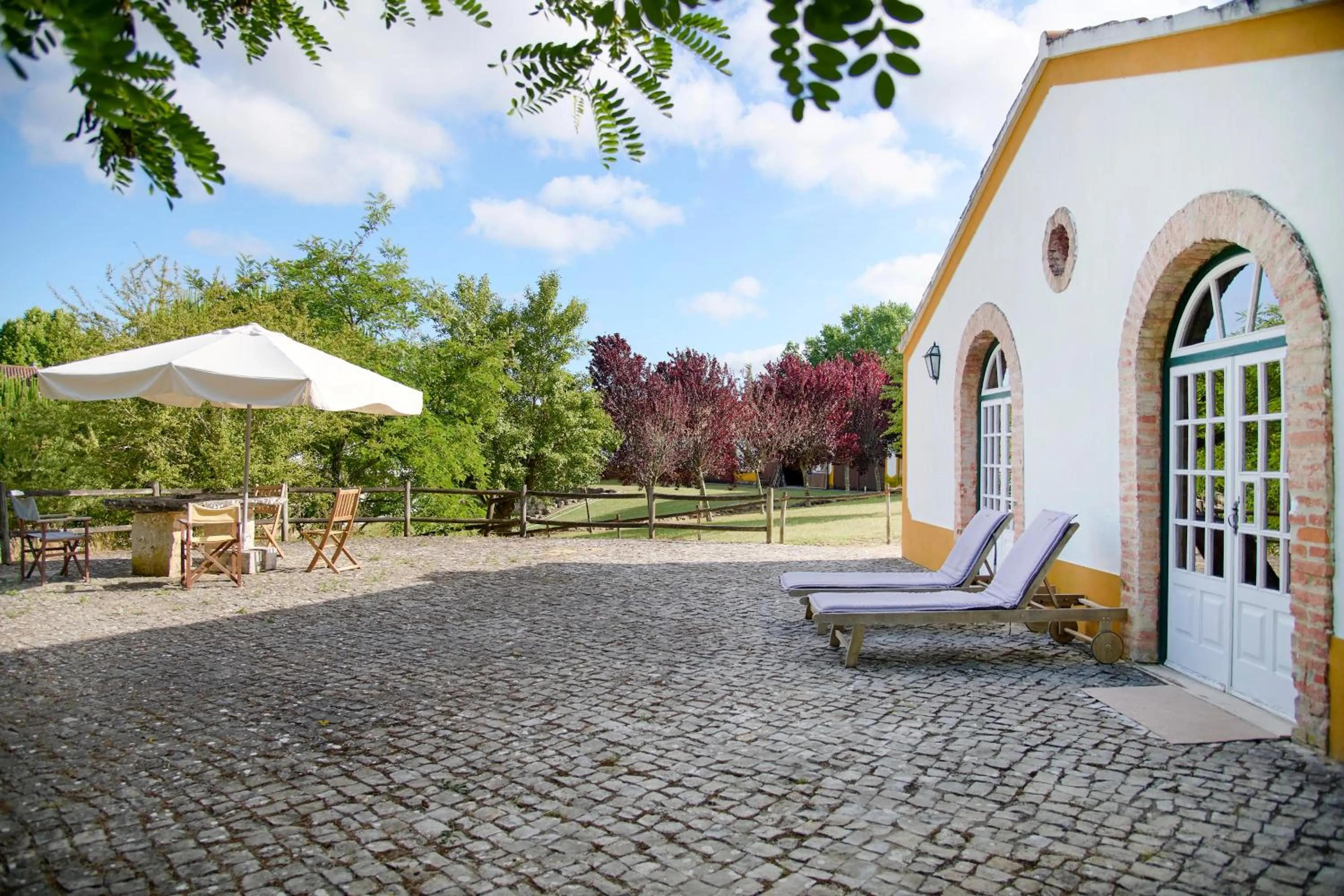 Garden view in Quinta da Alcaidaria Mor