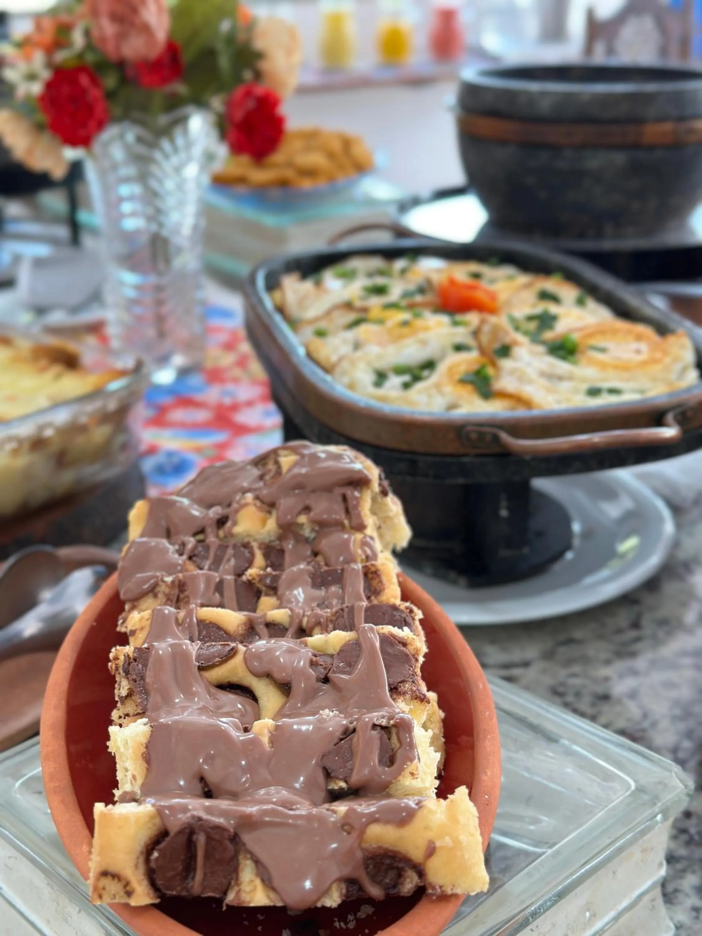 Buffet breakfast in Morada dos Coqueiros Praia Hotel