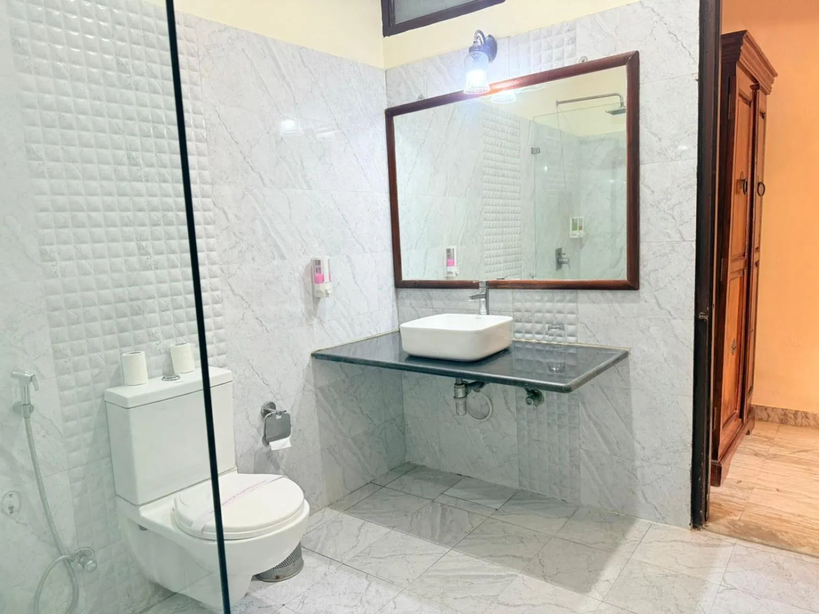 Bathroom in Raj Palace Resort