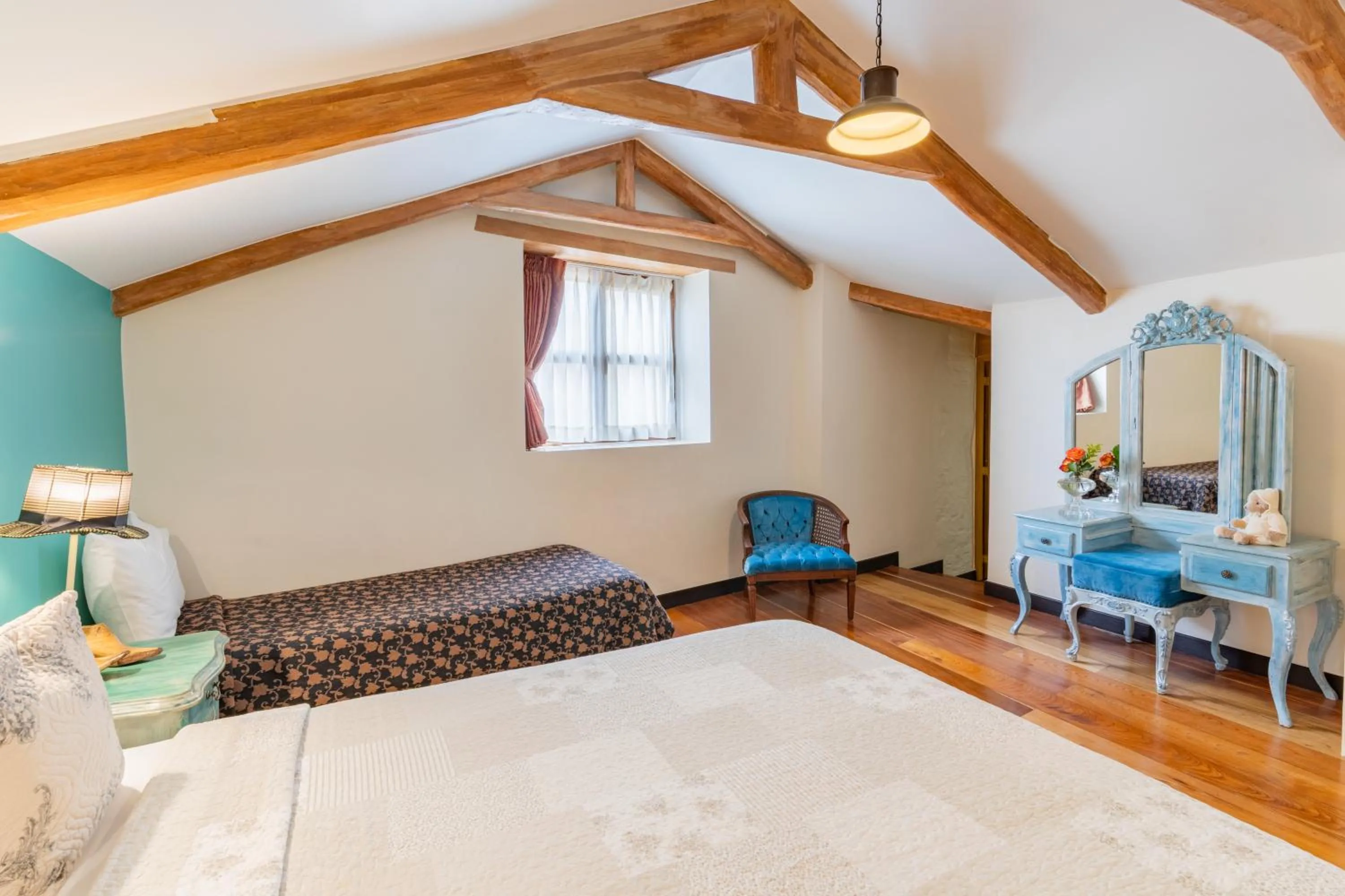 Bed in Old Town Quito Suites, Heritage Hotel, Historic center