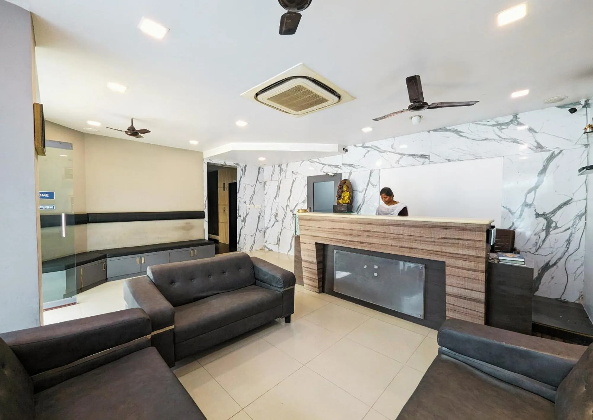 Lobby or reception in RBS Residency