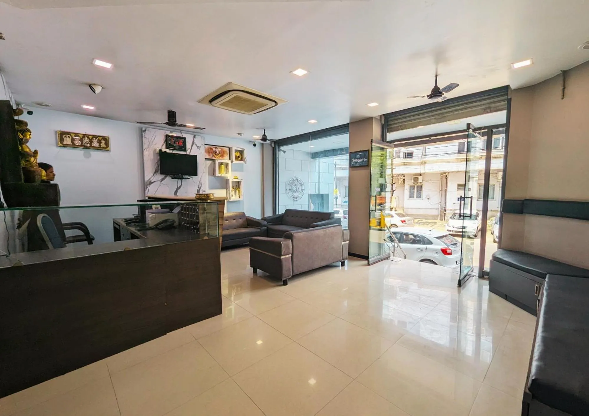 Lobby or reception in RBS Residency