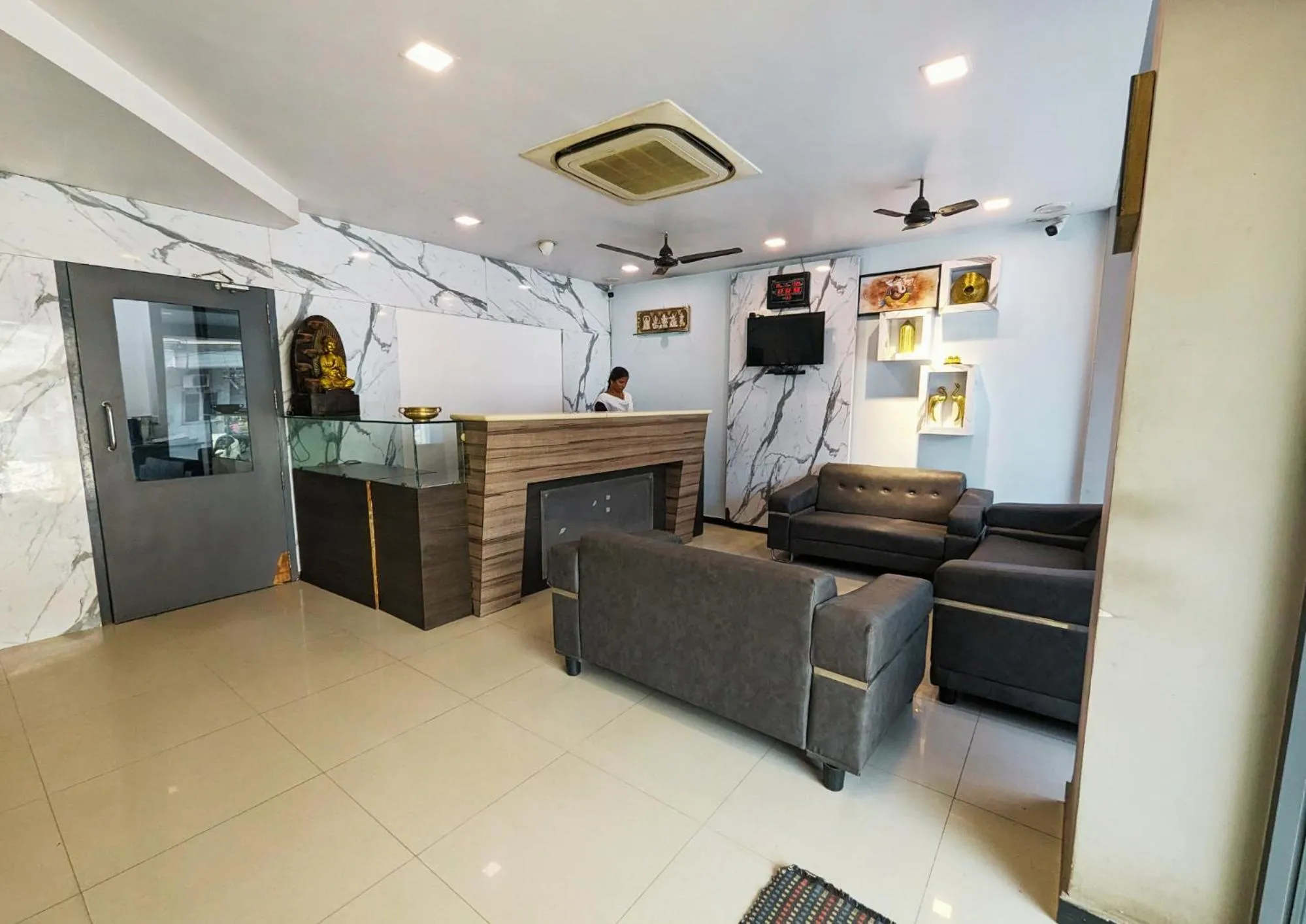 Lobby or reception in RBS Residency