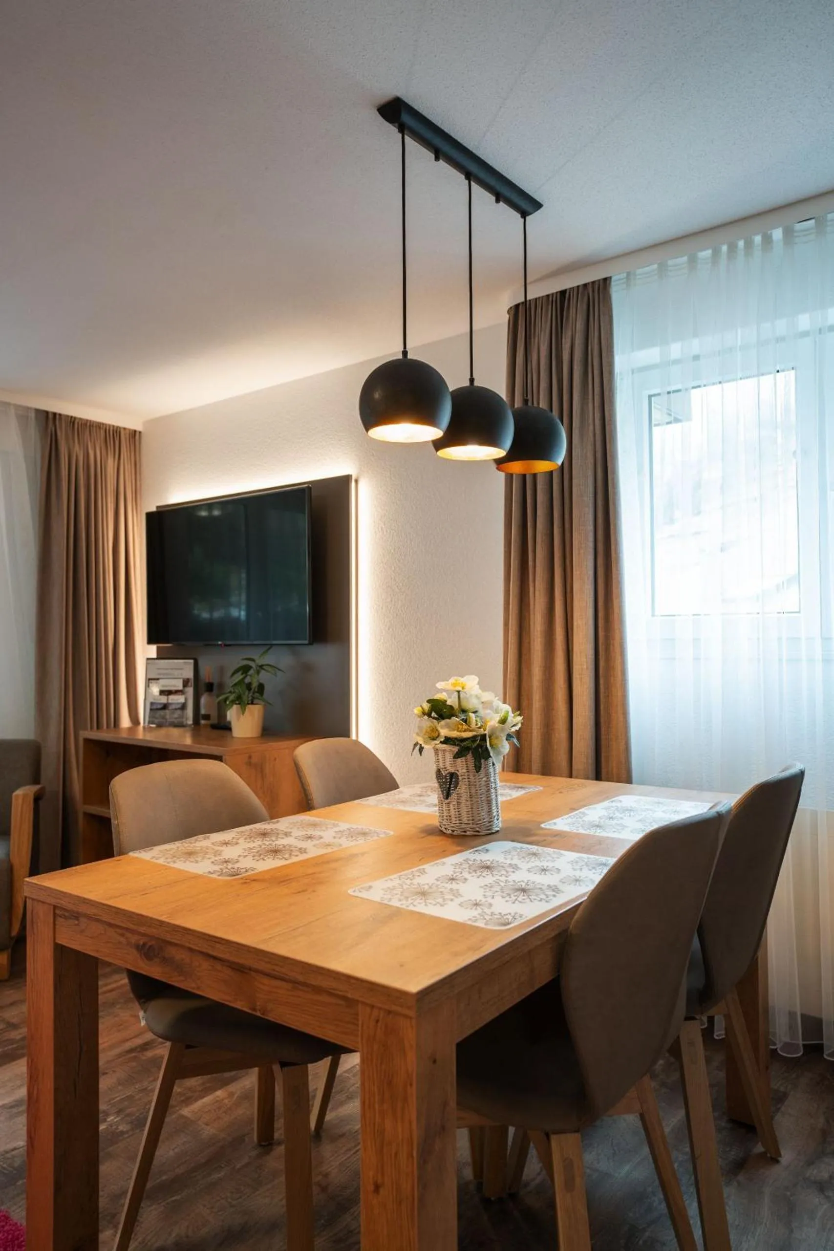 Dining area in Apartments Patricia