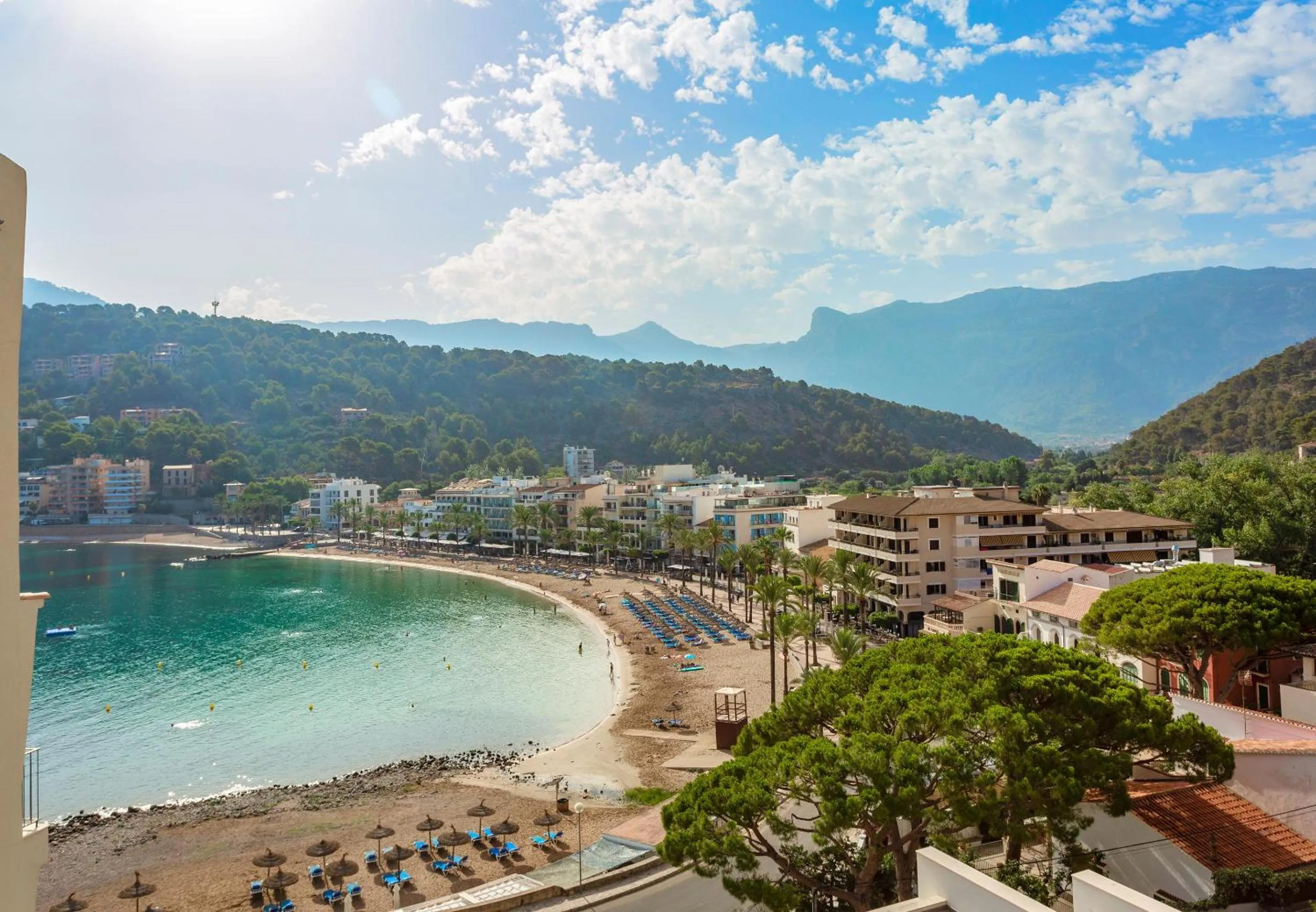 Natural landscape in Pure Salt Port de Sóller