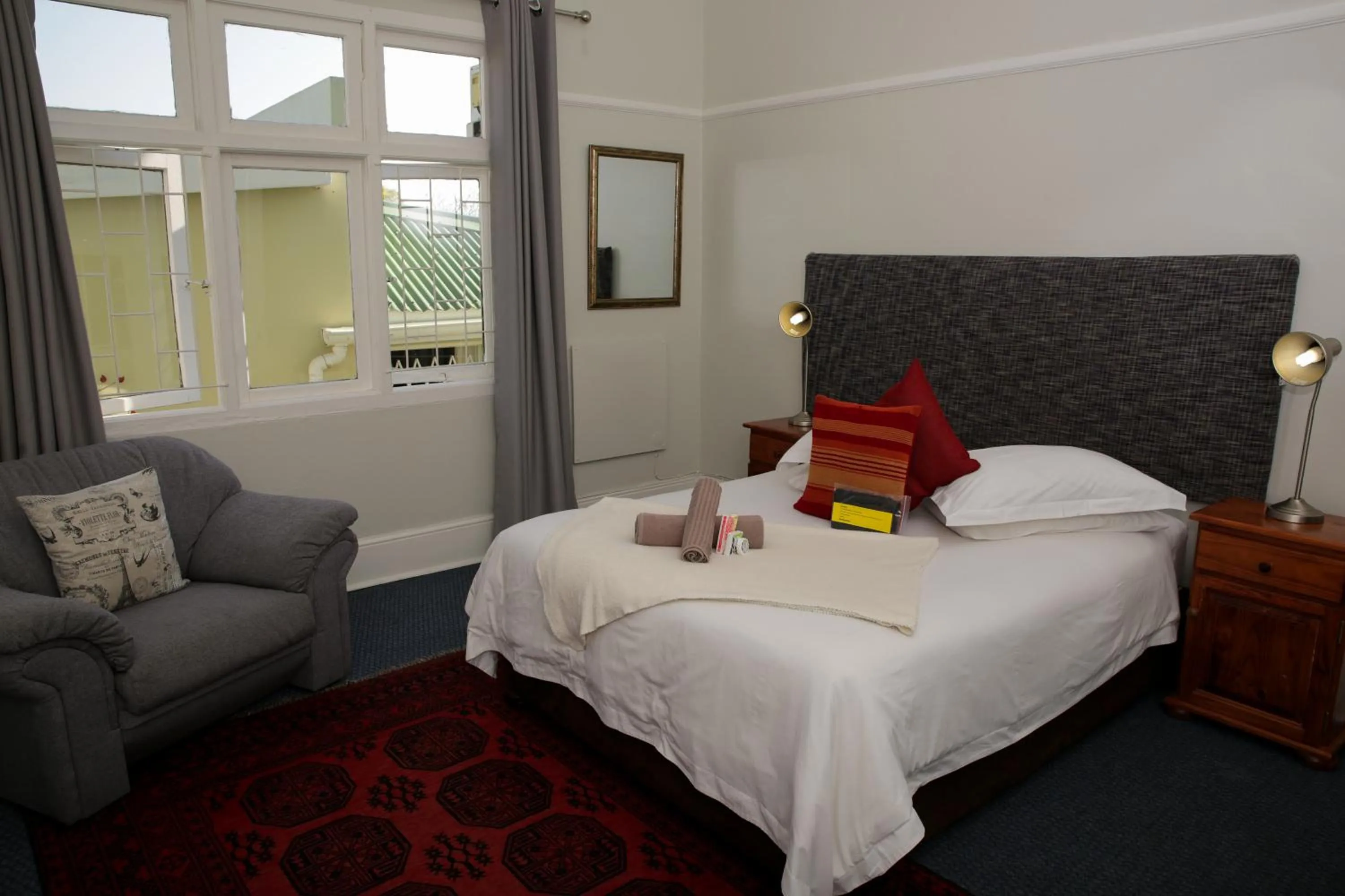 Photo of the whole room, Bed in Twins Guesthouse NO LOAD SHEDDING