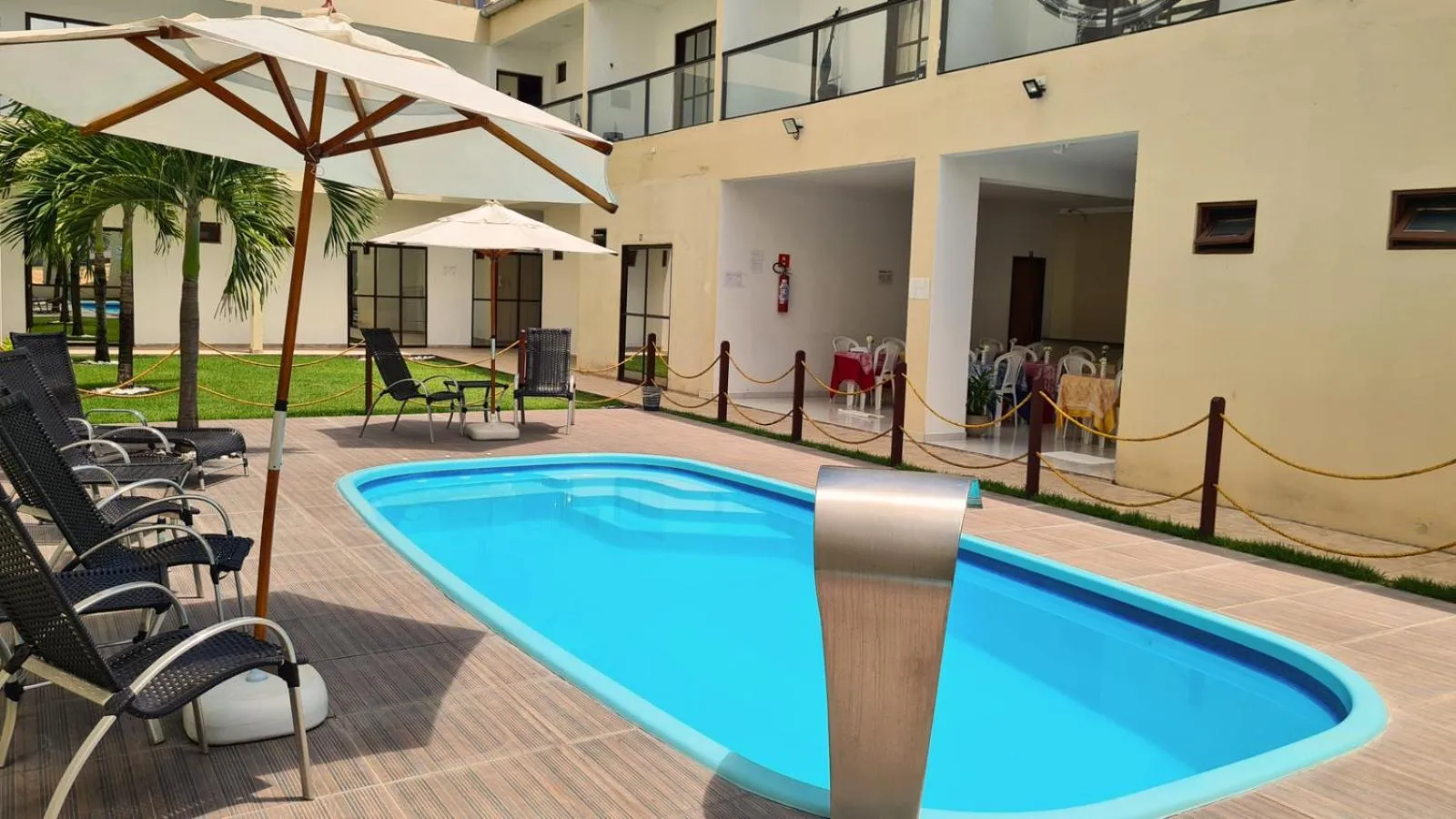 Swimming pool in Pousada Canto dos Corais