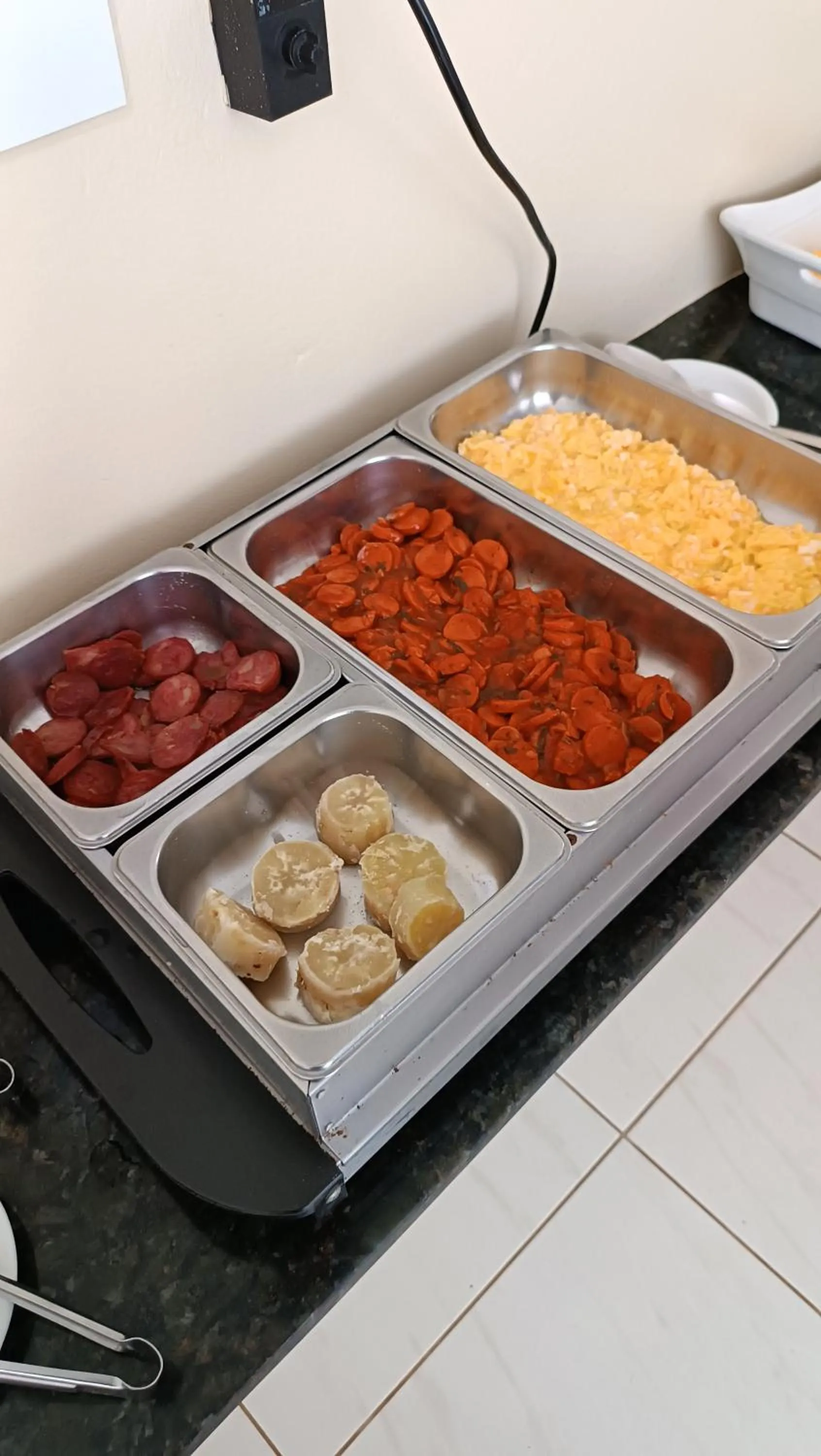 Buffet breakfast in Pousada Canto dos Corais