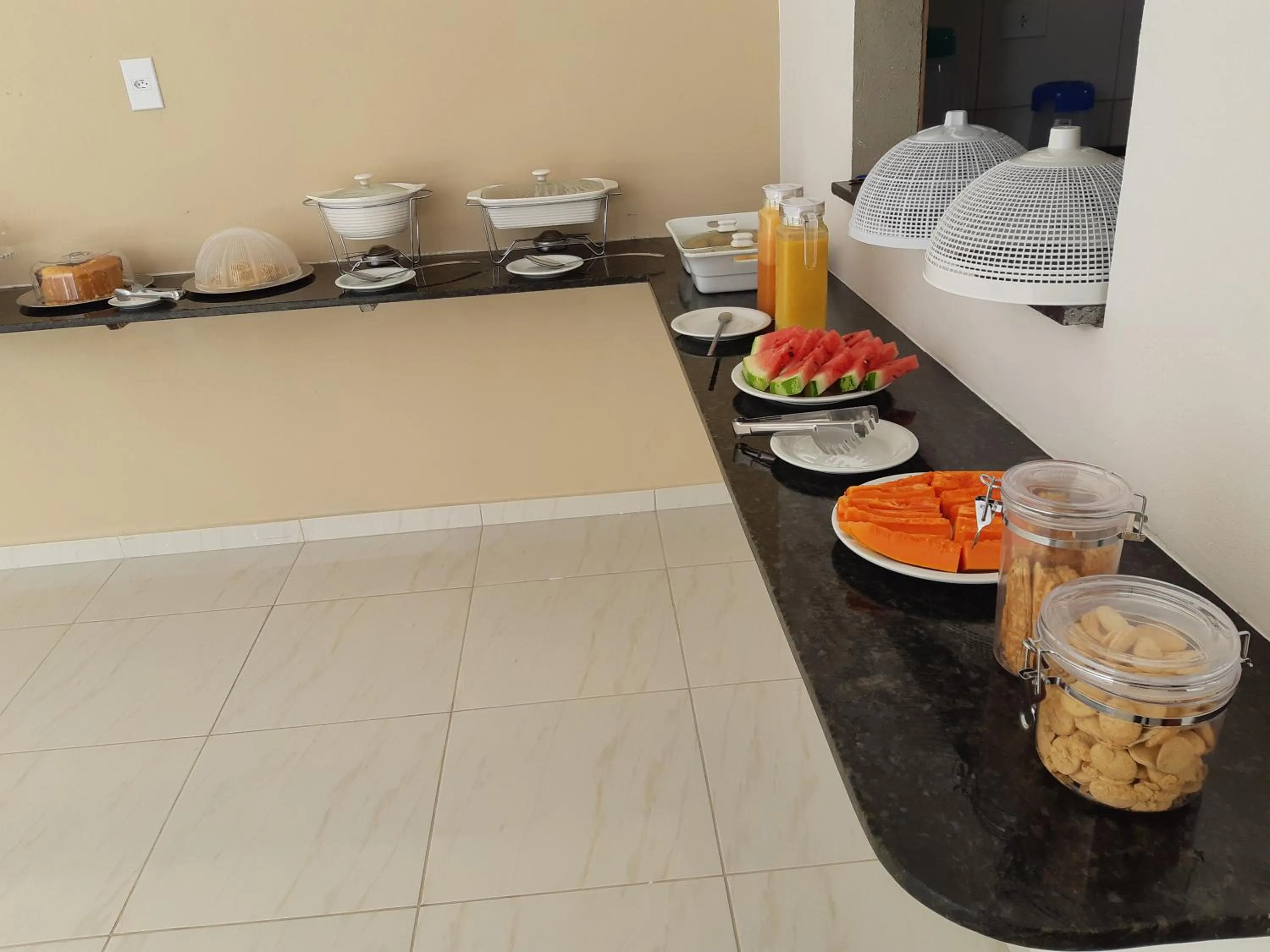 Food and drinks in Pousada Canto dos Corais