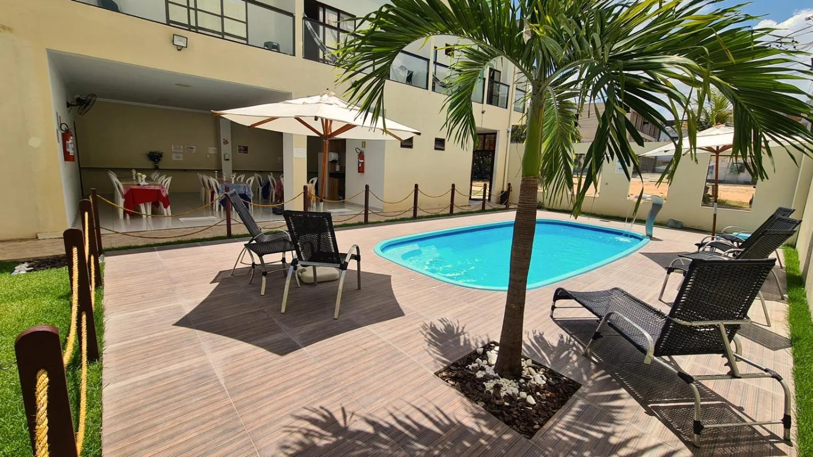 Swimming pool in Pousada Canto dos Corais