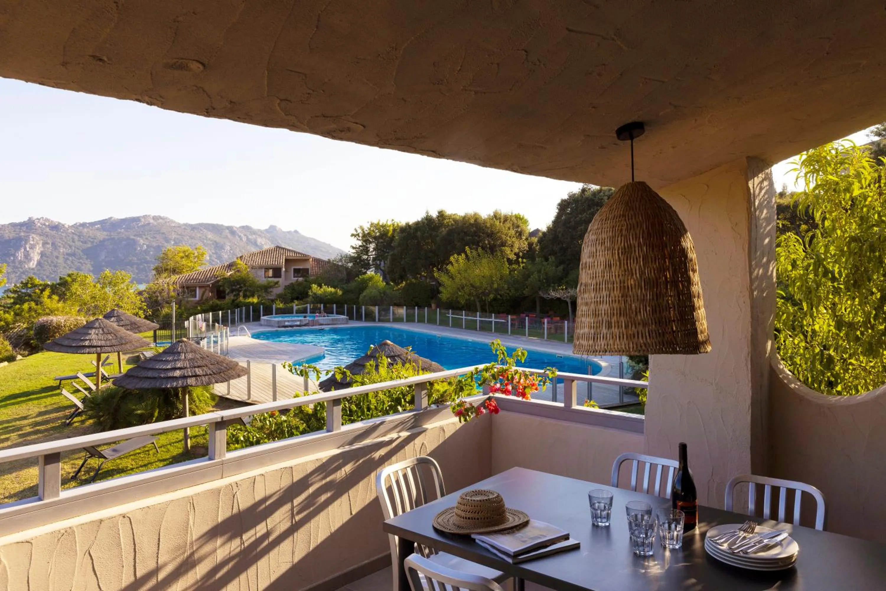 Patio in Domaine Santa Giulia Palace