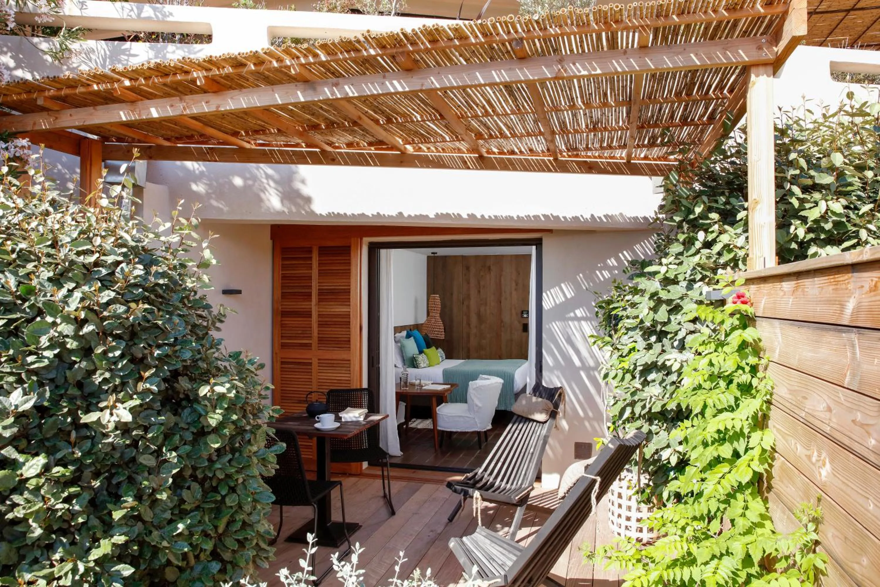 Patio in Domaine Santa Giulia Palace