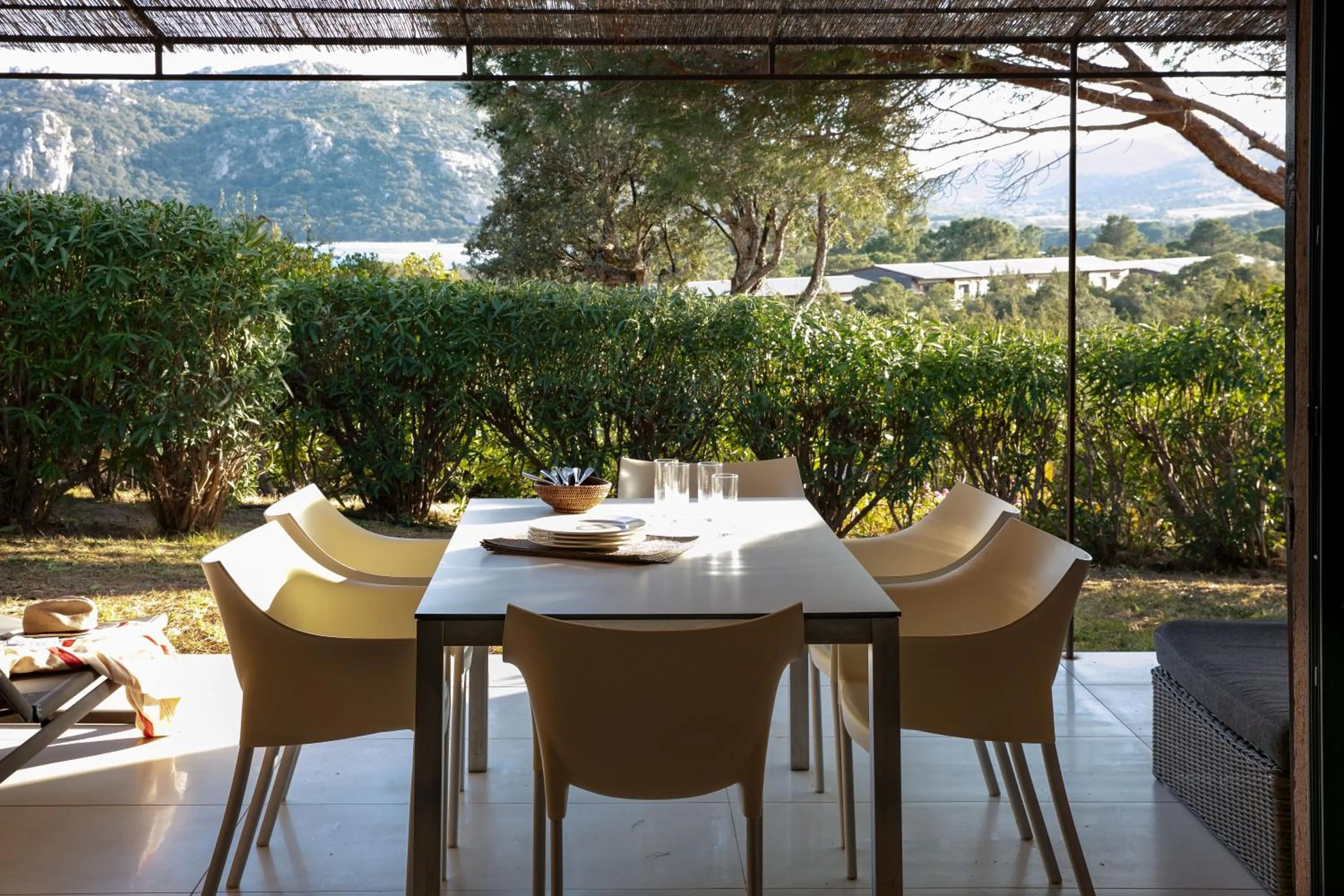 Patio in Domaine Santa Giulia Palace