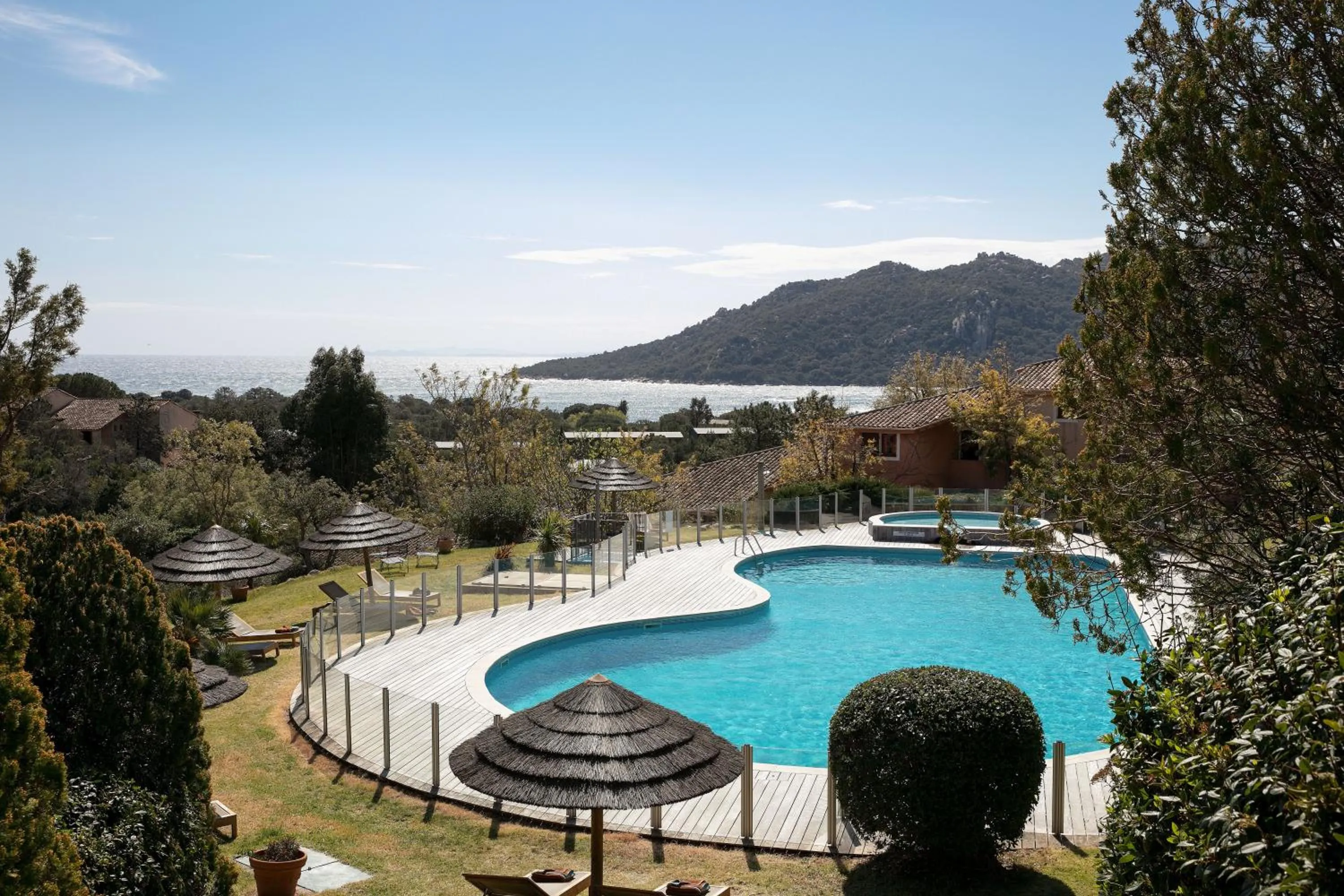 Pool view in Domaine Santa Giulia Palace