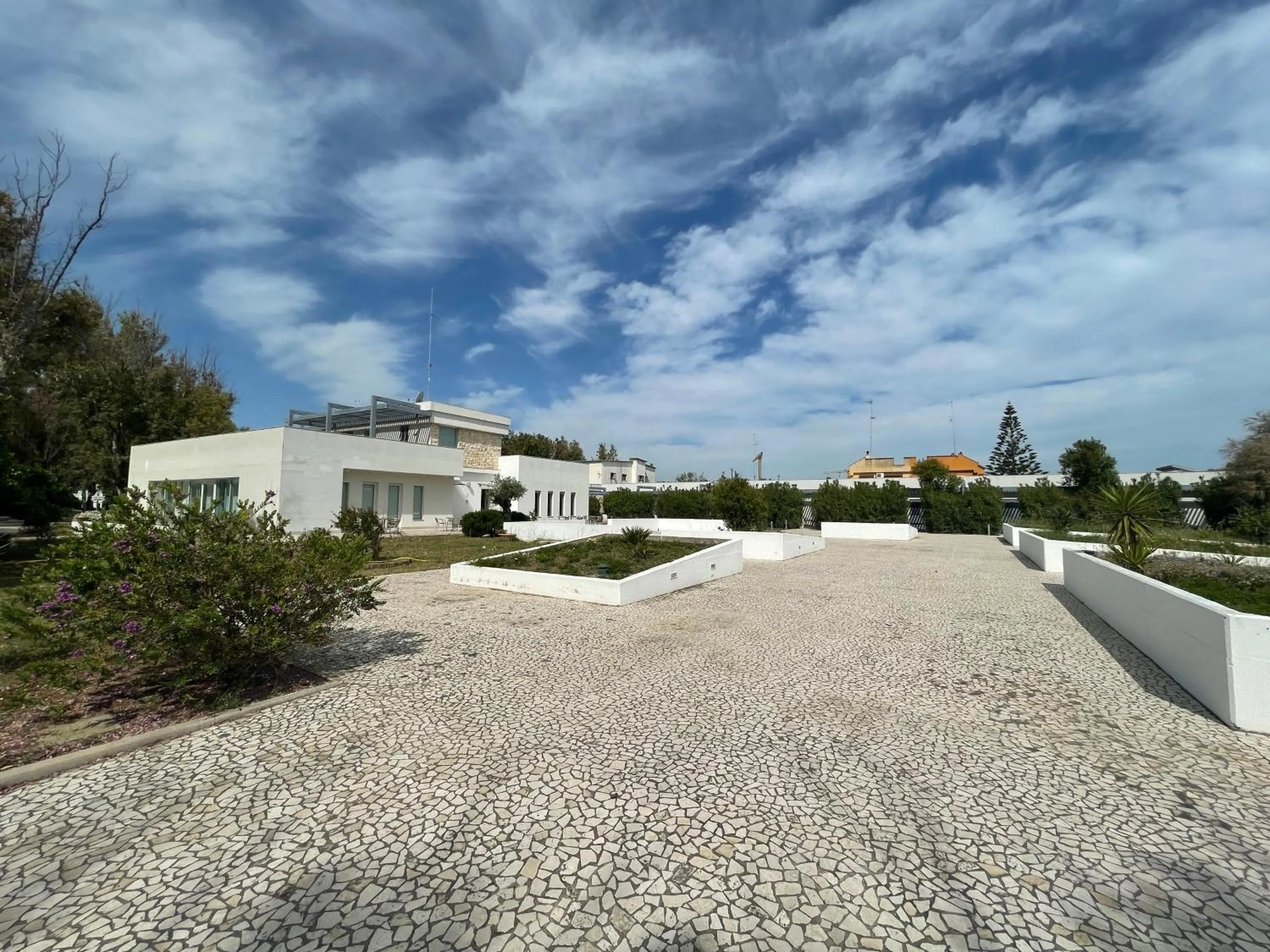 Inner courtyard view in Baia Sangiorgio Hotel & Beach Club