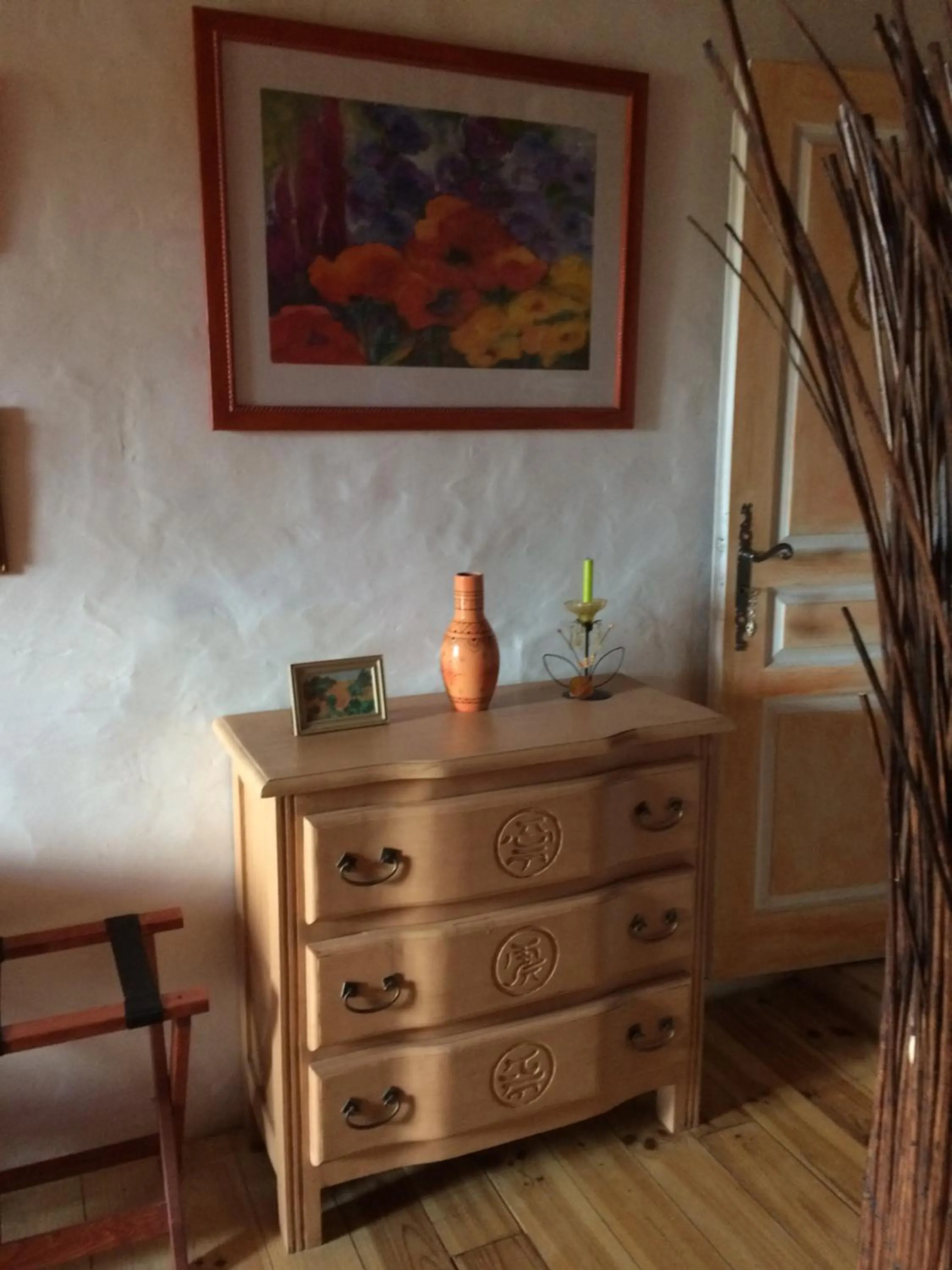 Decorative detail in Chambres d'Hôtes Gelous