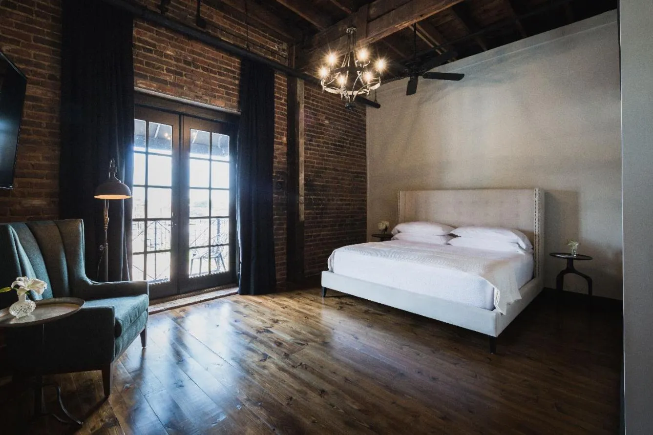 Bed in GunRunner Boutique Hotel