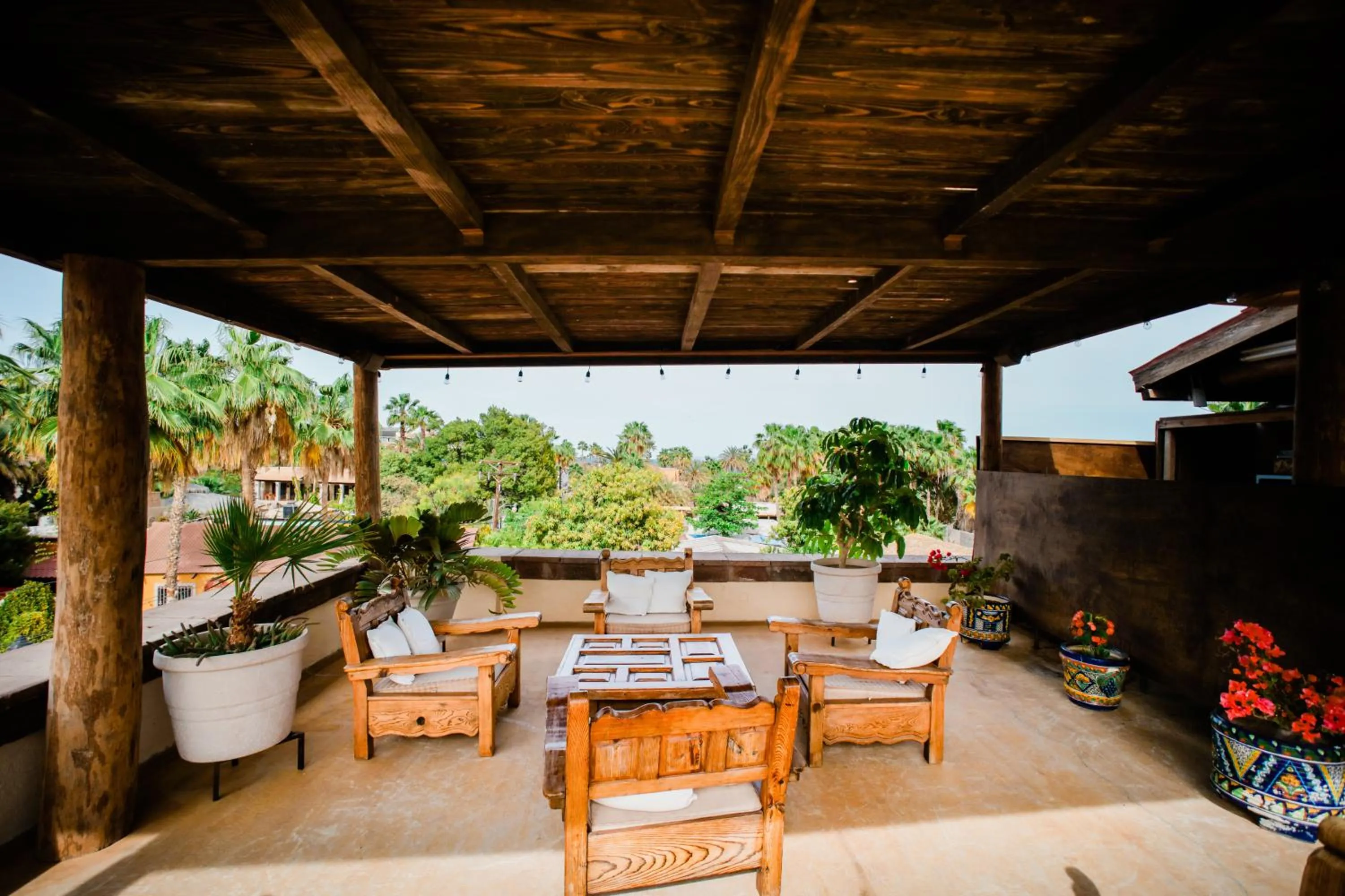 Restaurant/places to eat in Hotel Boutique Posada De Las Flores Loreto