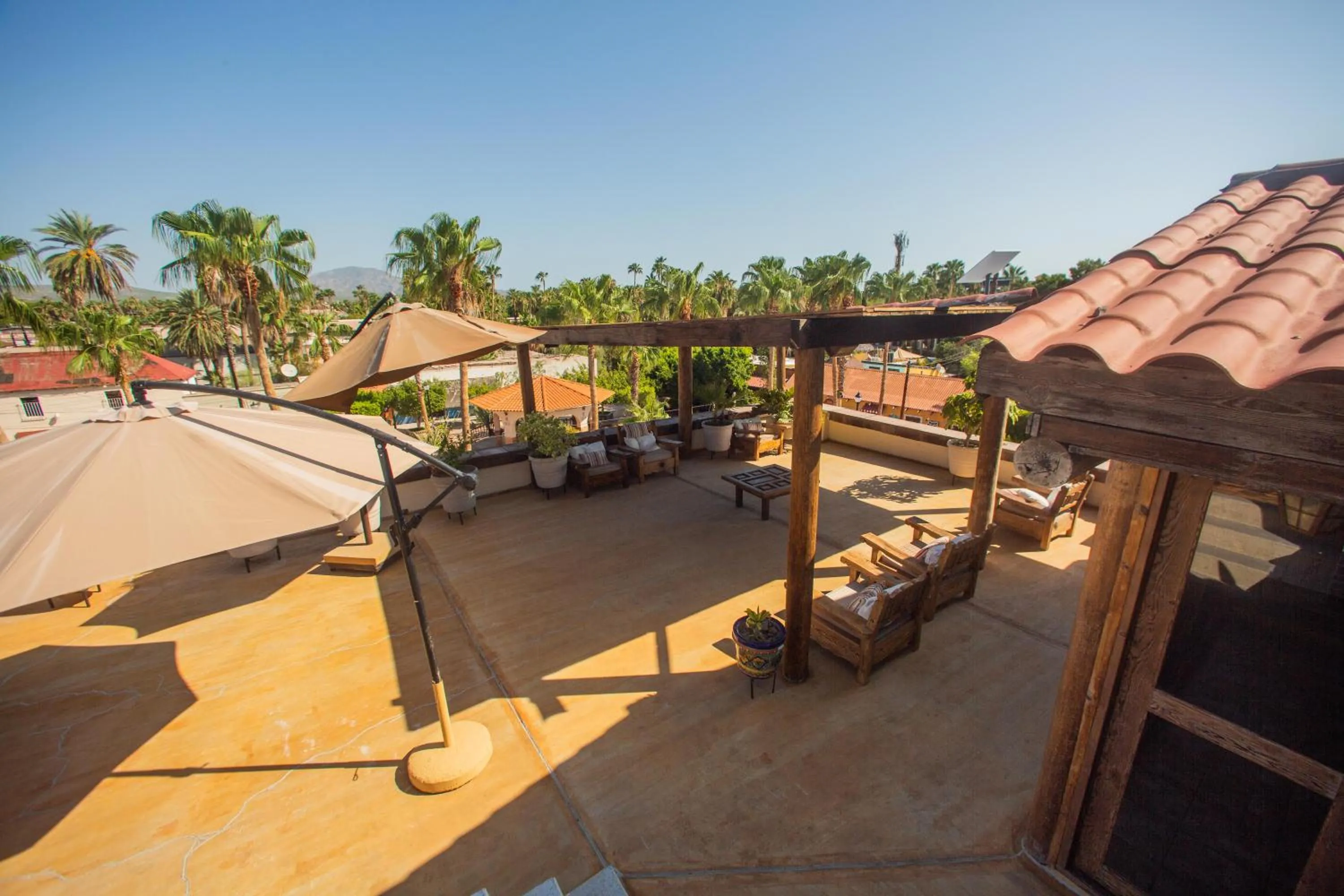 Balcony/Terrace in Hotel Boutique Posada De Las Flores Loreto