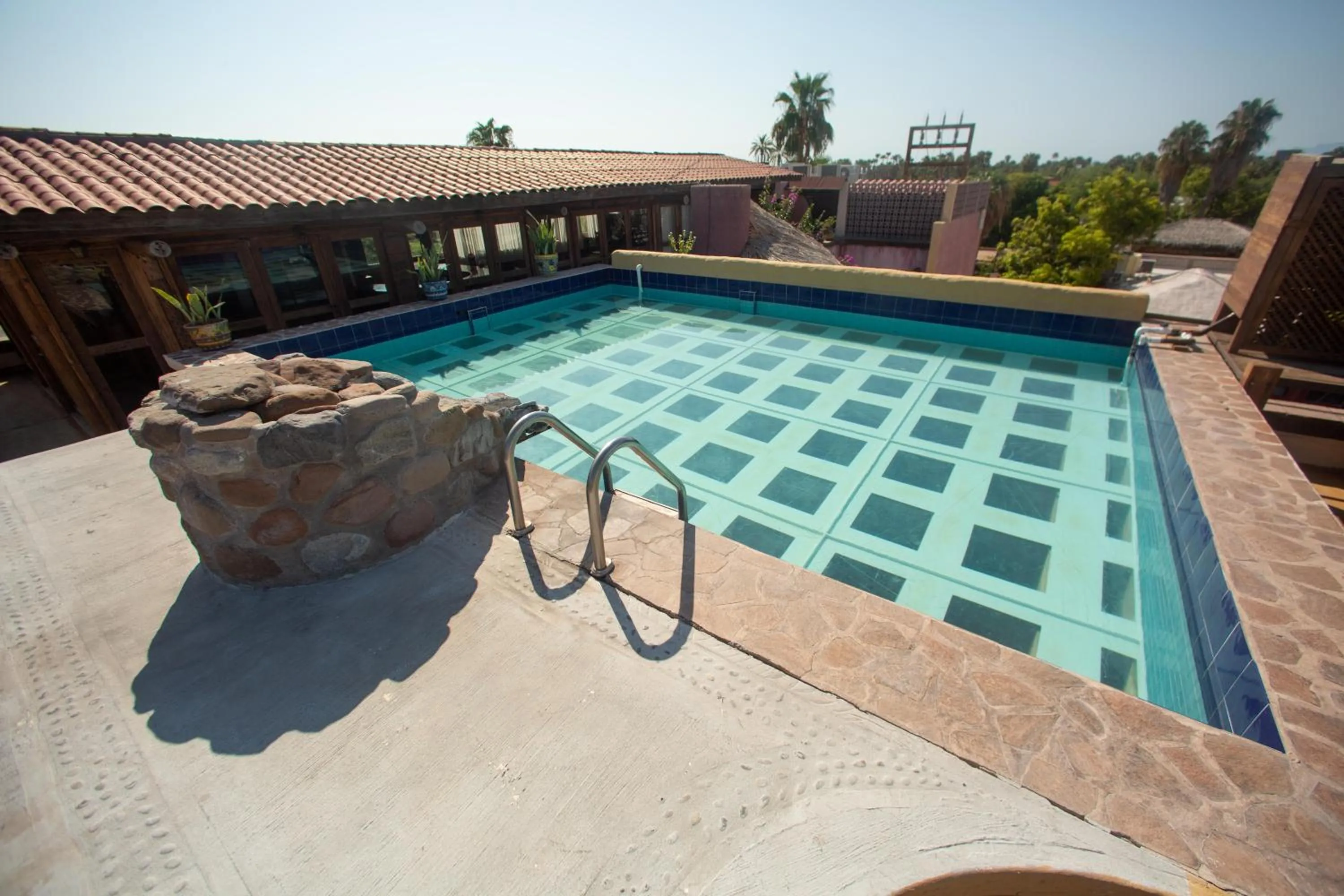 Swimming pool in Hotel Boutique Posada De Las Flores Loreto