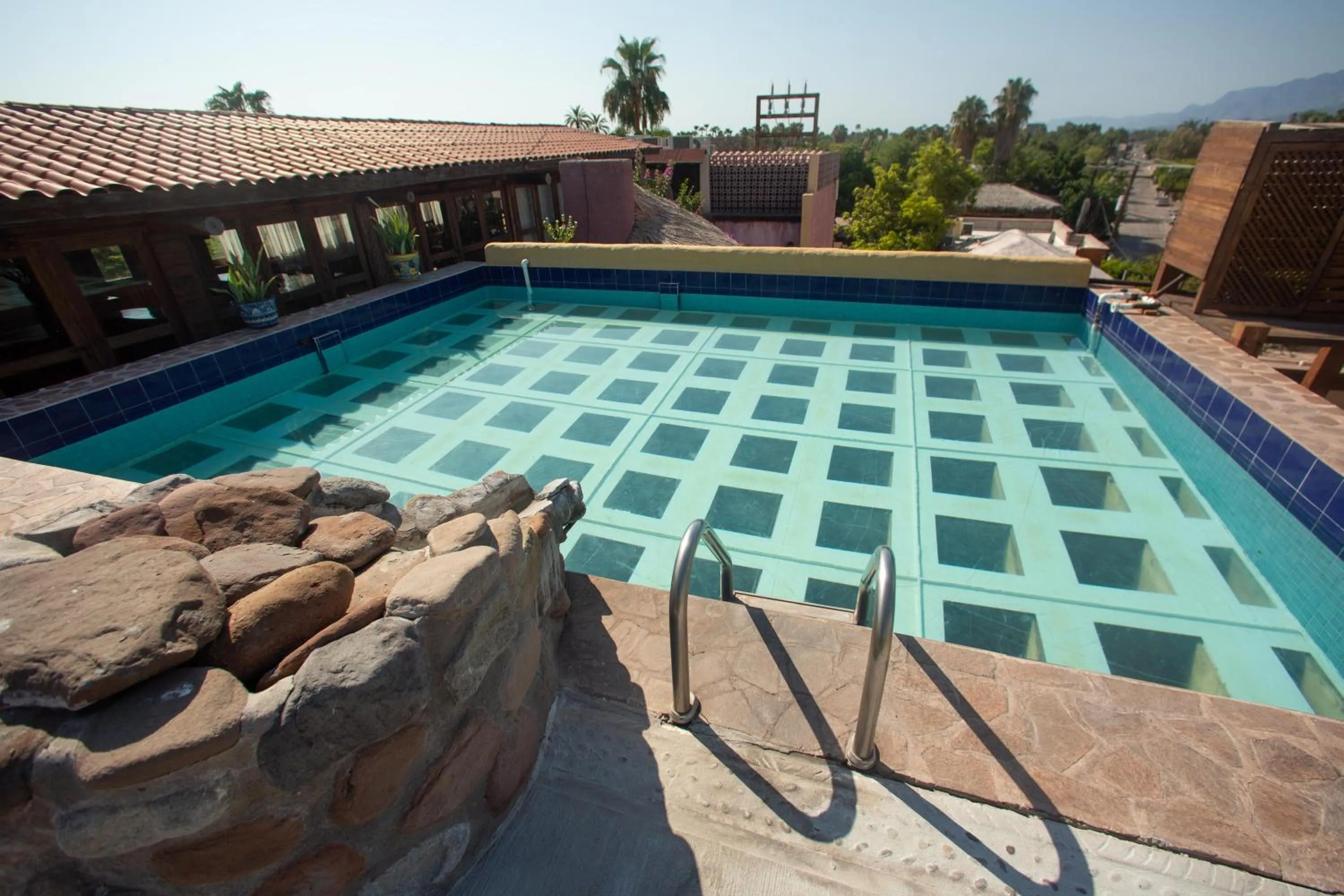 Swimming pool in Hotel Boutique Posada De Las Flores Loreto