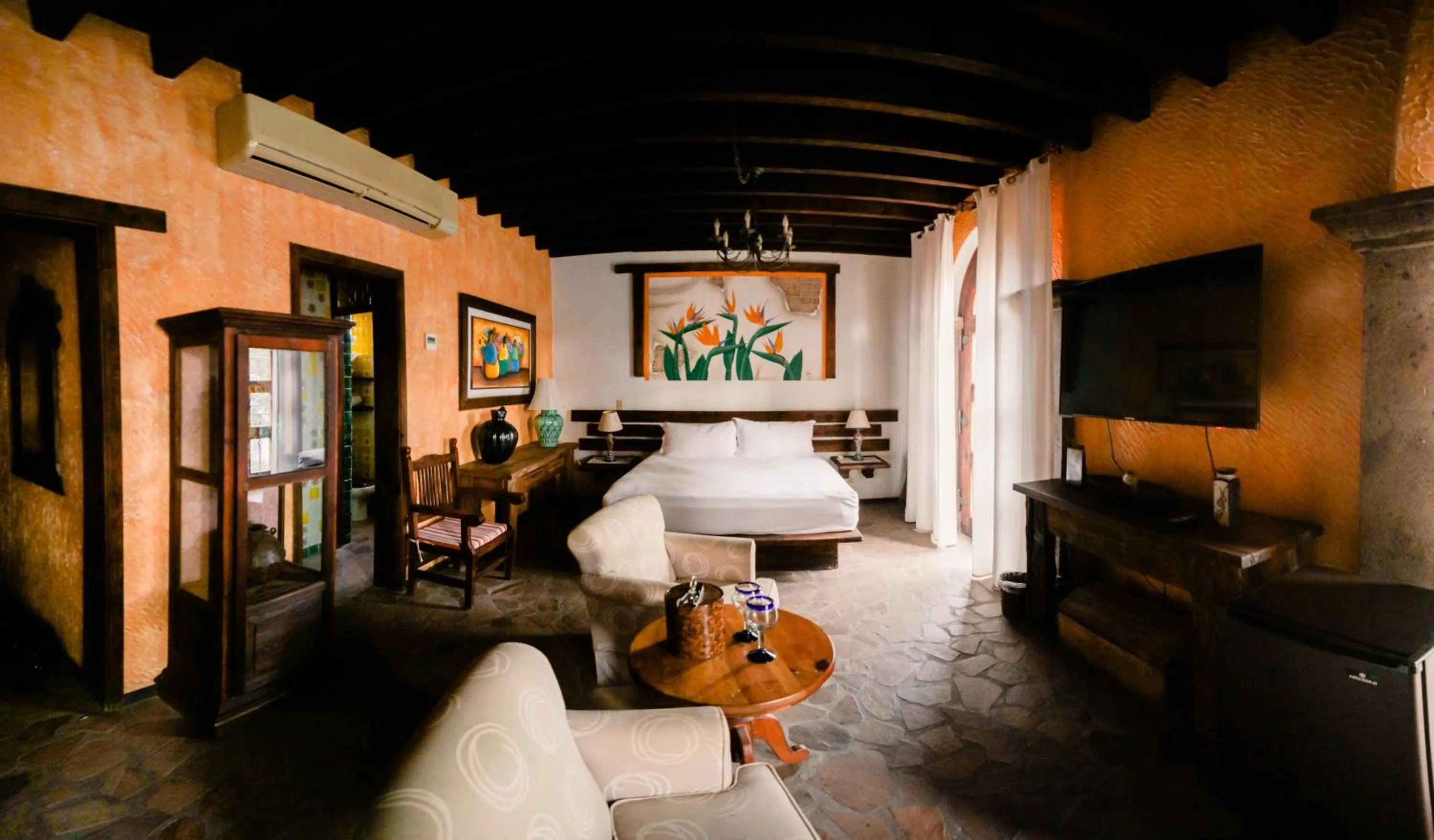 Bed in Hotel Boutique Posada De Las Flores Loreto