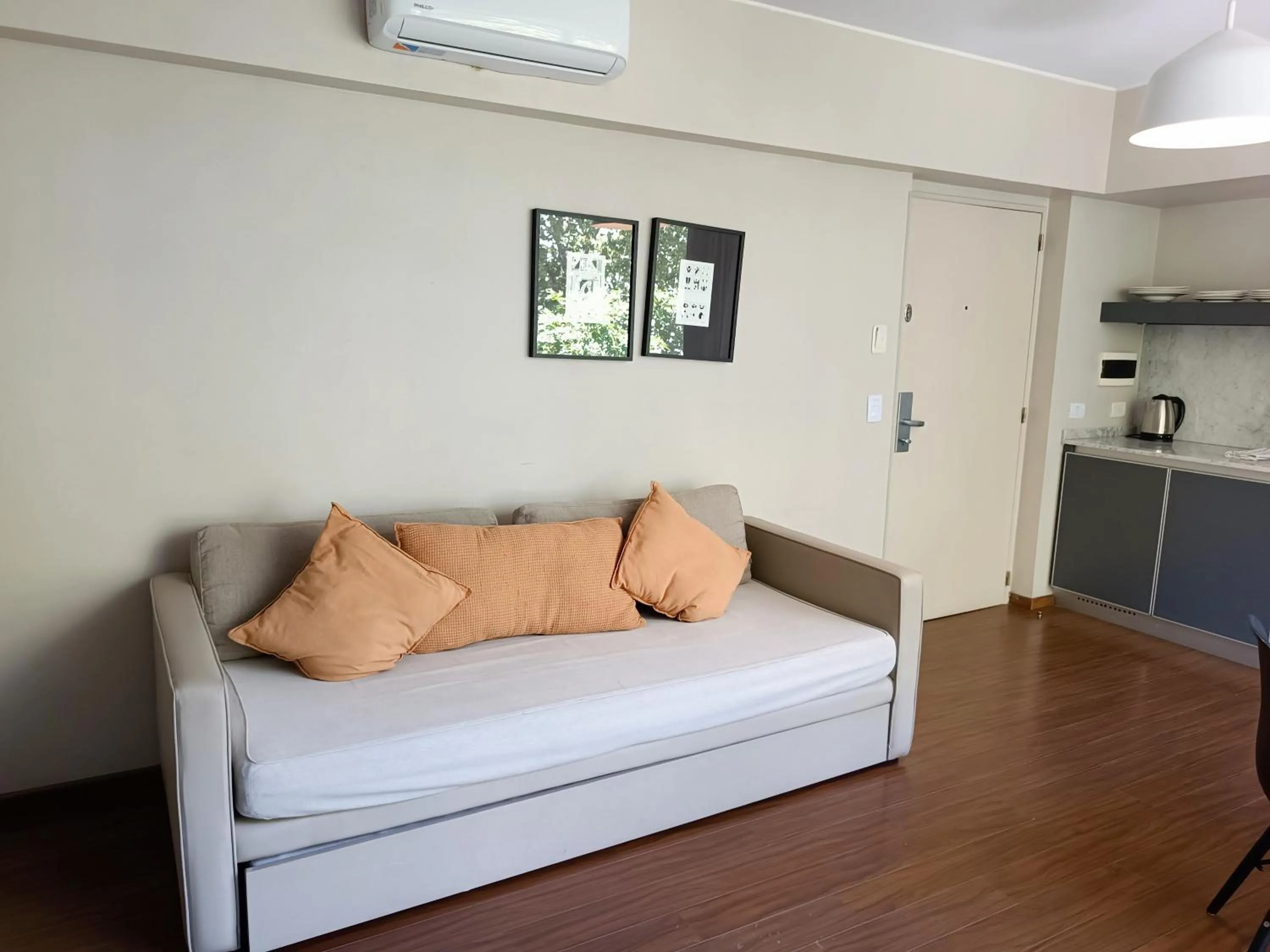 Living room, Bed in Ayres Apartments Palermo
