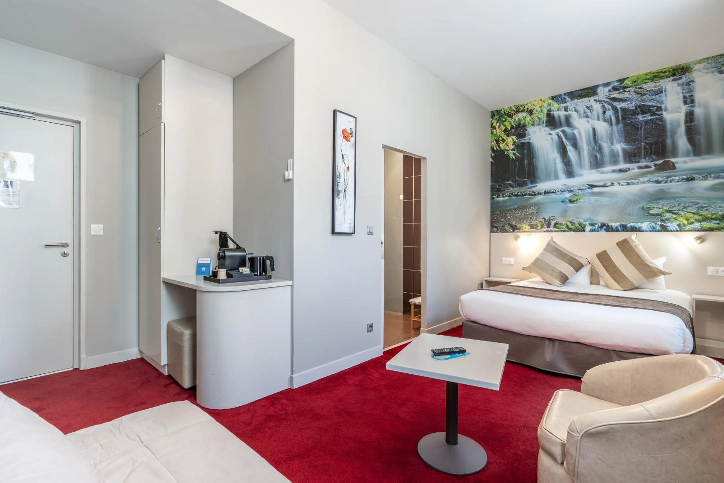 Bedroom, Bed in Hotel des Ducs