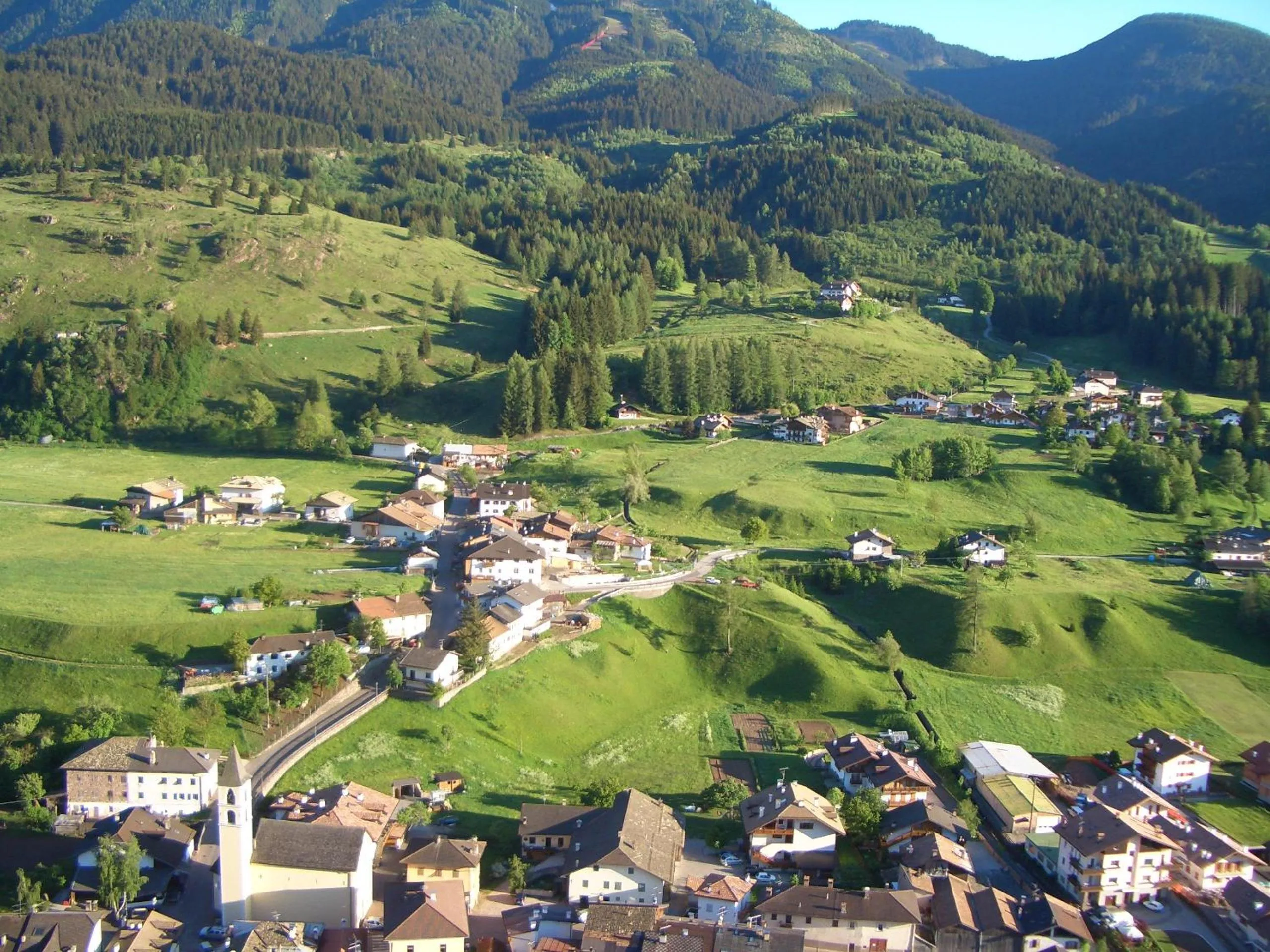 Bird's eye view in Maso Vaia