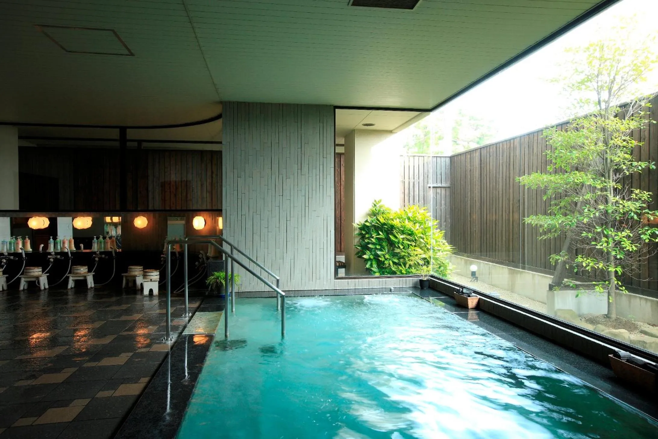 Hot Spring Bath in Hotel Ubudo