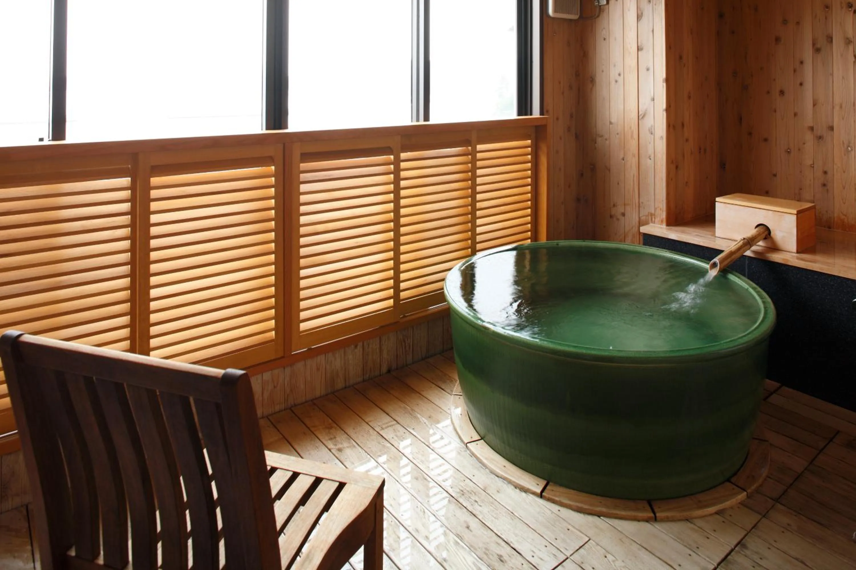 Hot Spring Bath in Hotel Ubudo