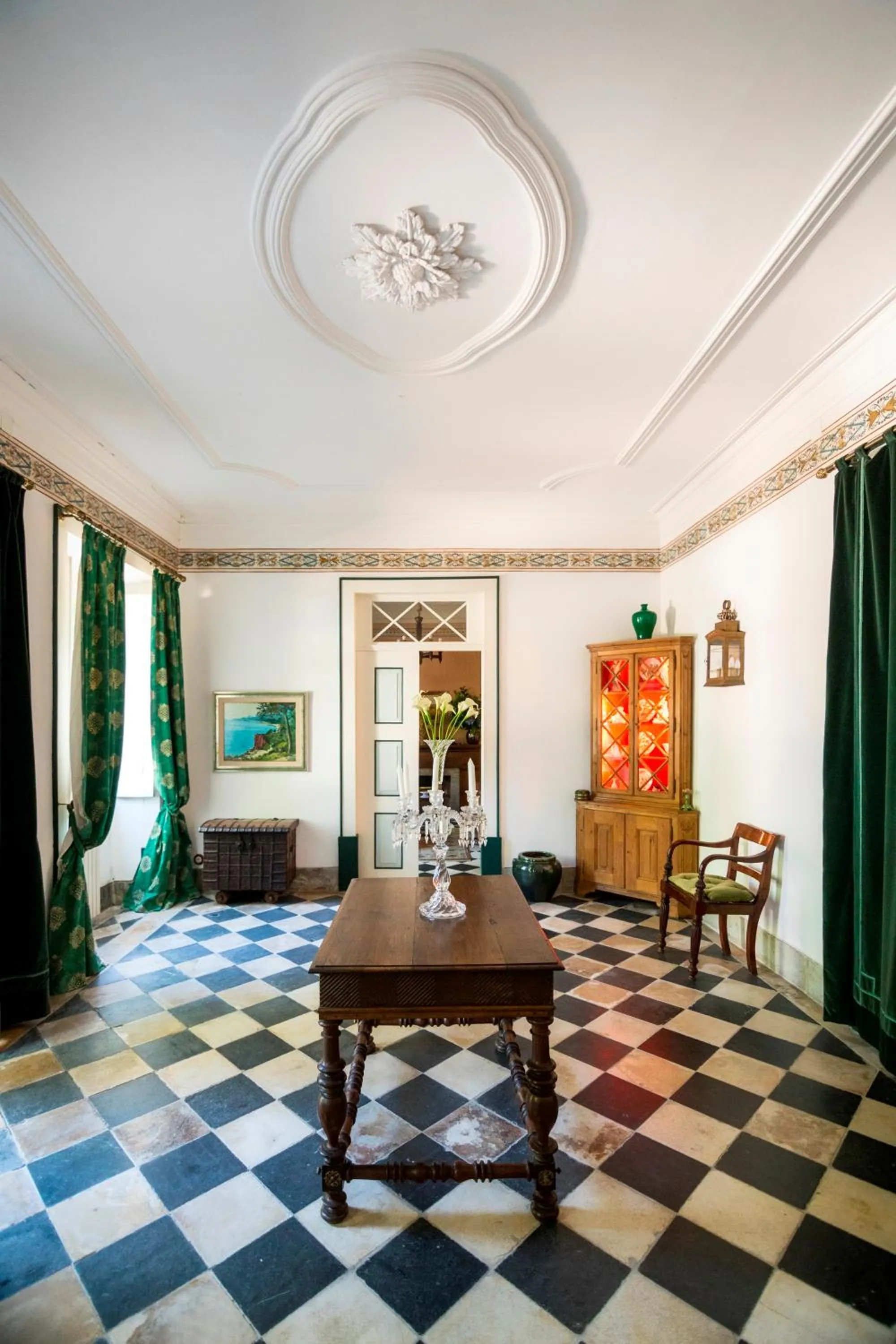 Lobby or reception in Casa de Mogofores