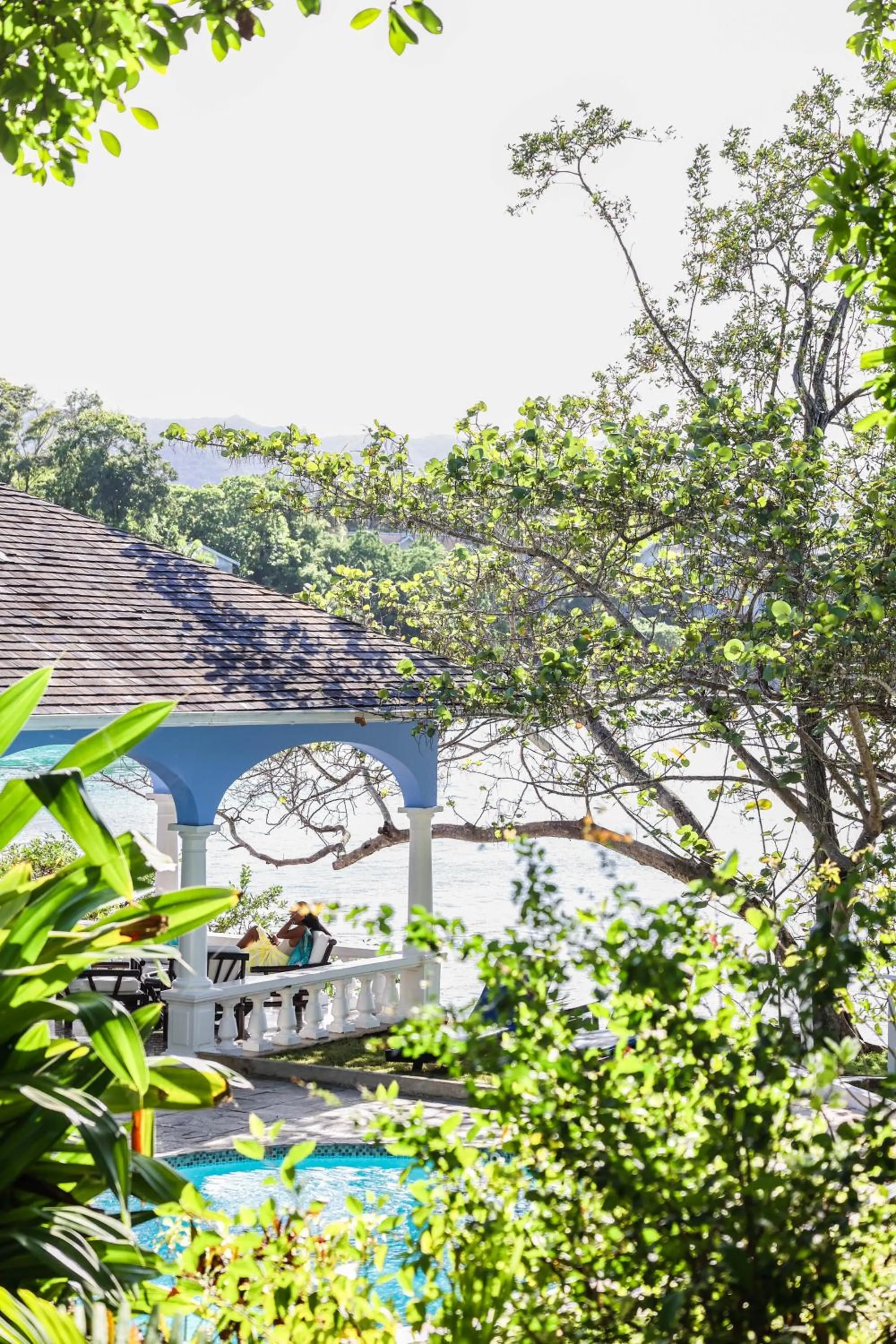Pool view in Jamaica Inn