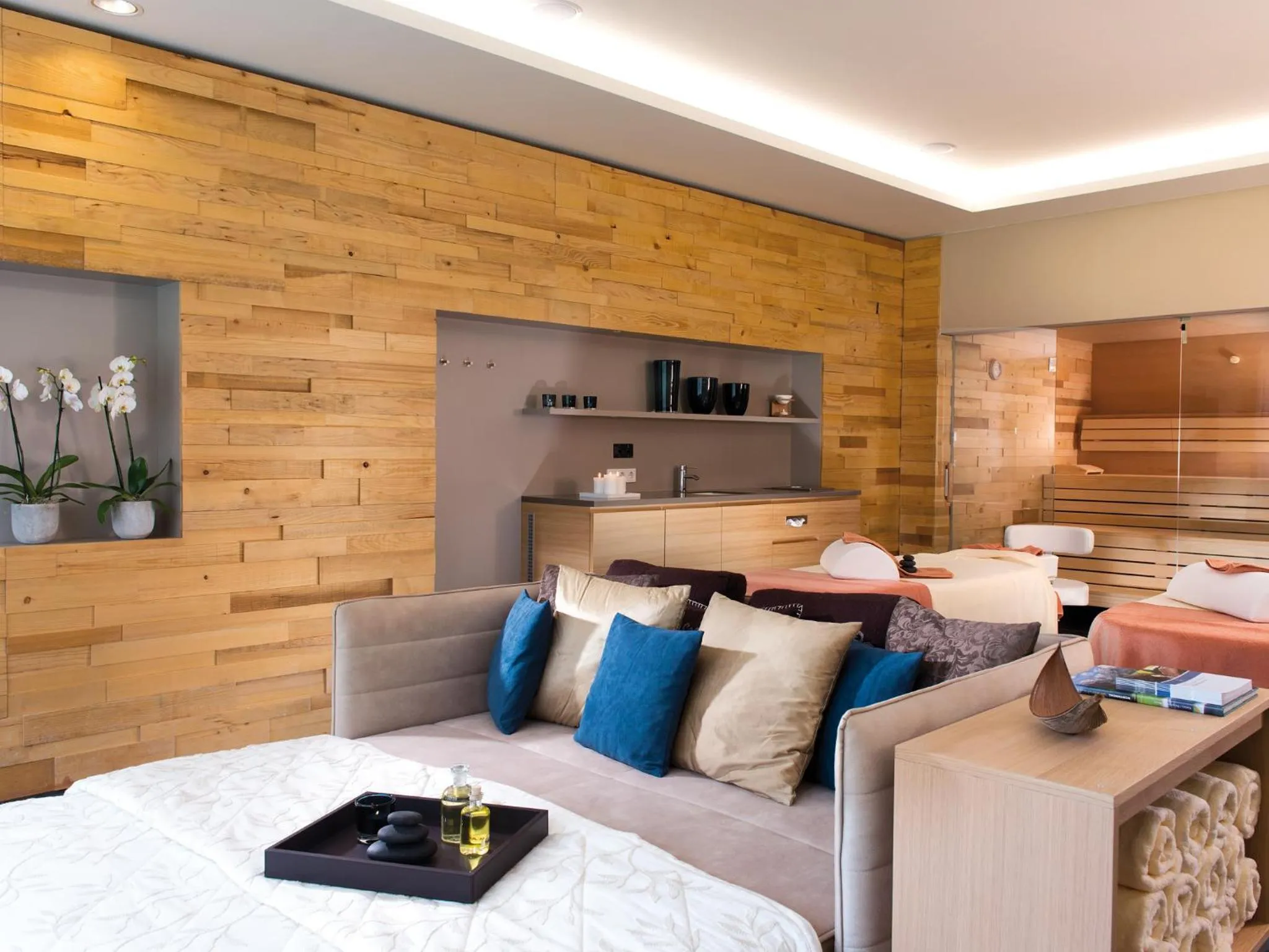 Spa and wellness centre/facilities, Bed in aja Bergresort Werfenweng