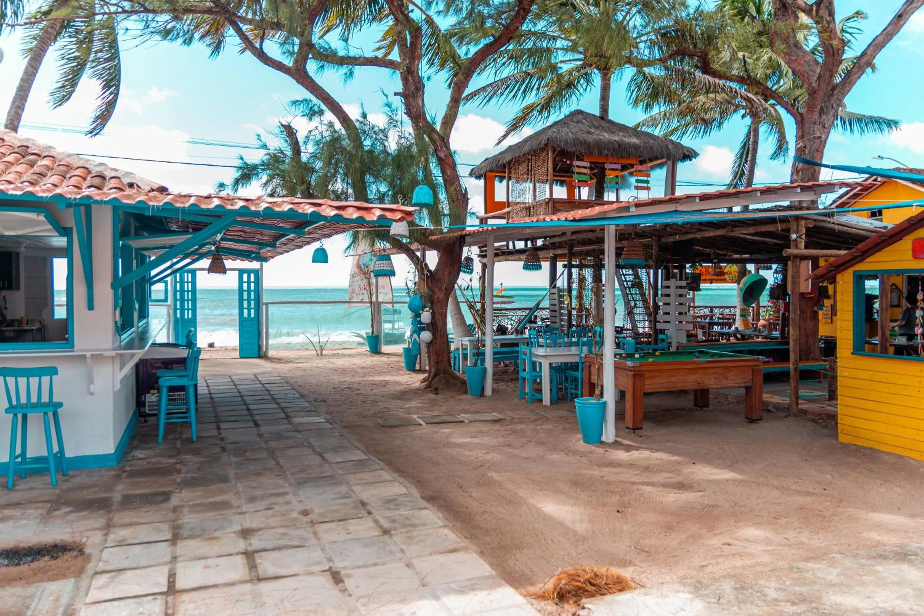 Patio in Pousada La Bella Luna