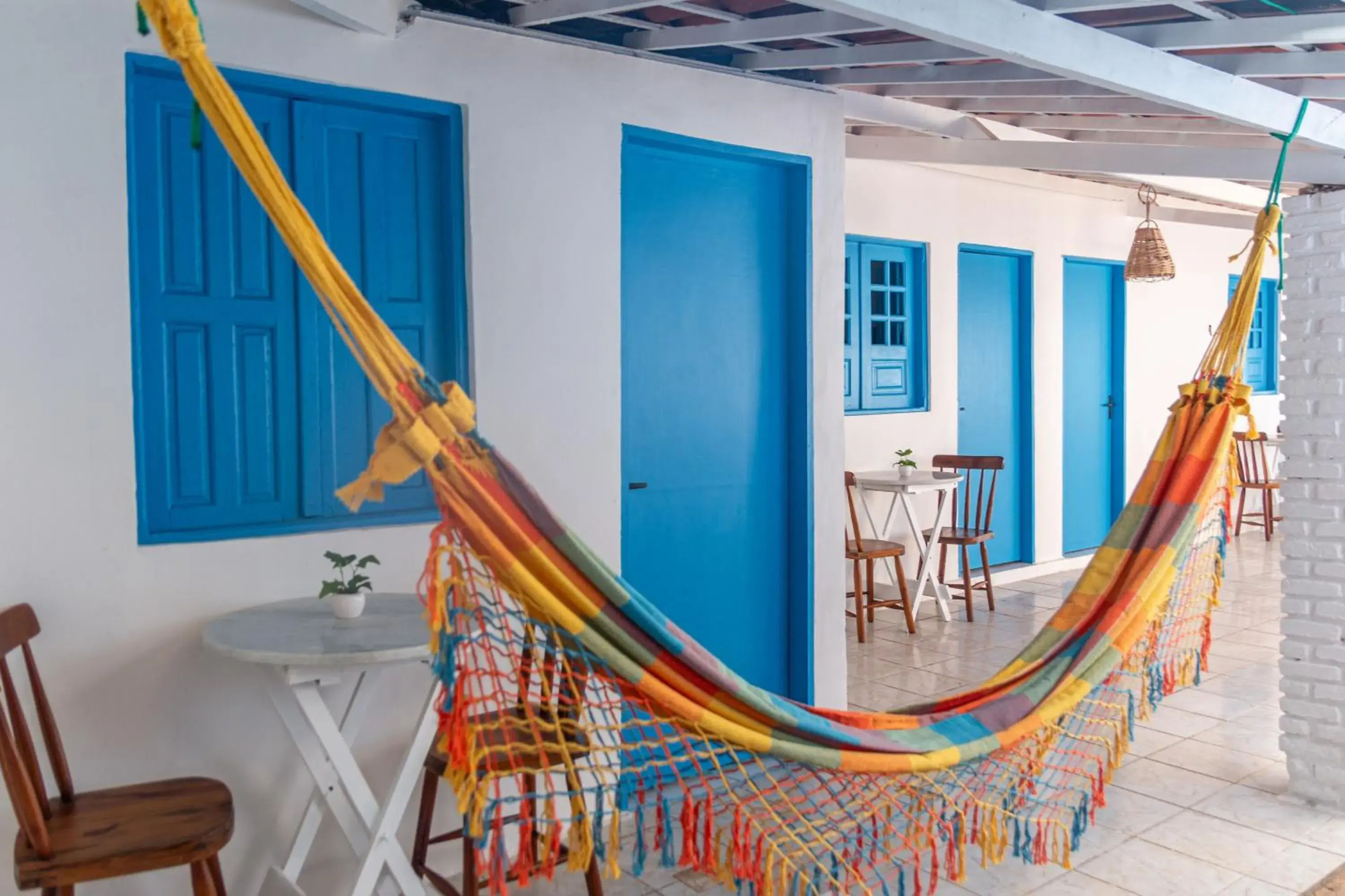 Triple Room with Garden View in Pousada La Bella Luna Triple Room with Garden View in Pousada La Bella Luna