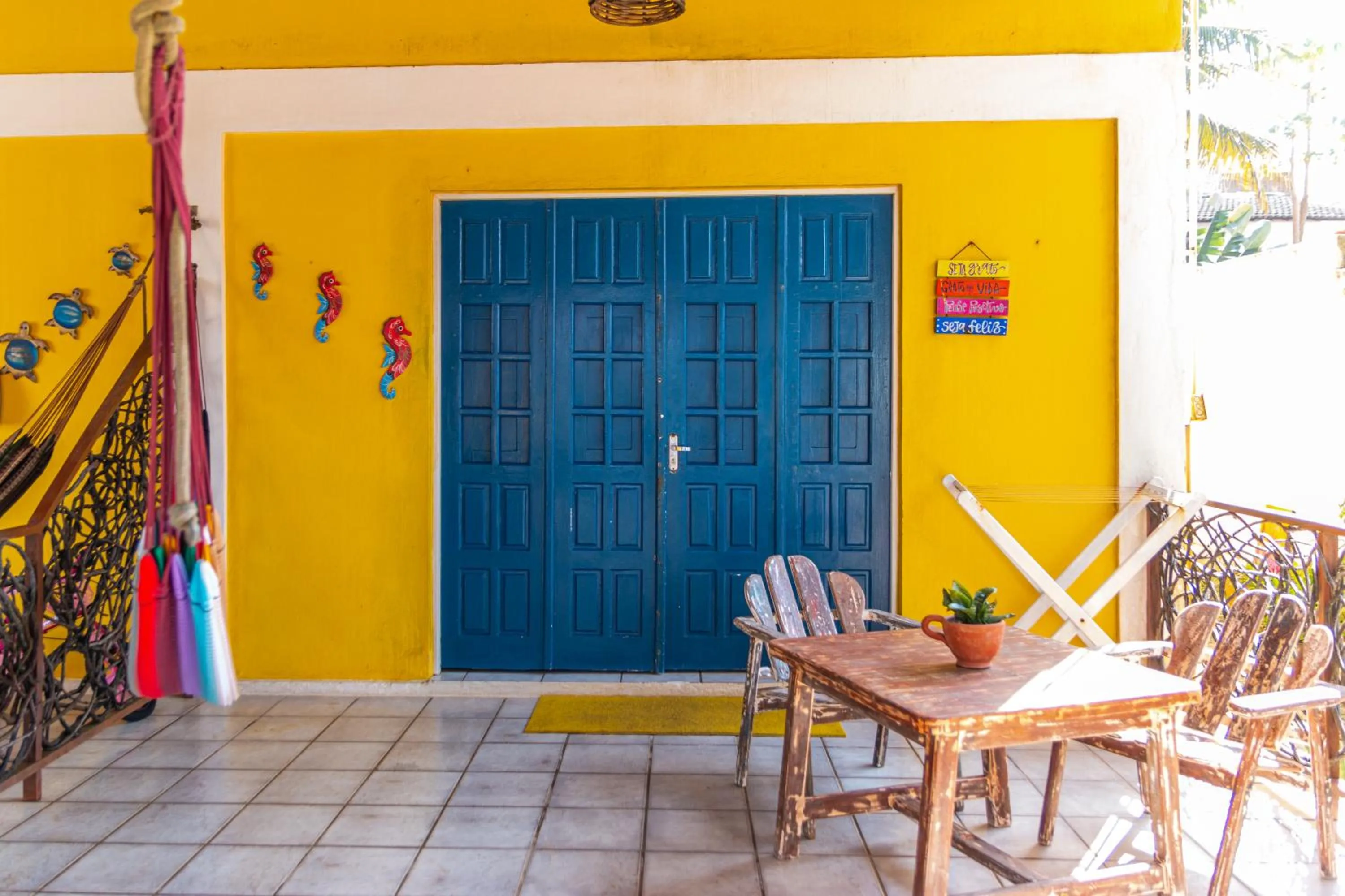 Patio in Pousada La Bella Luna