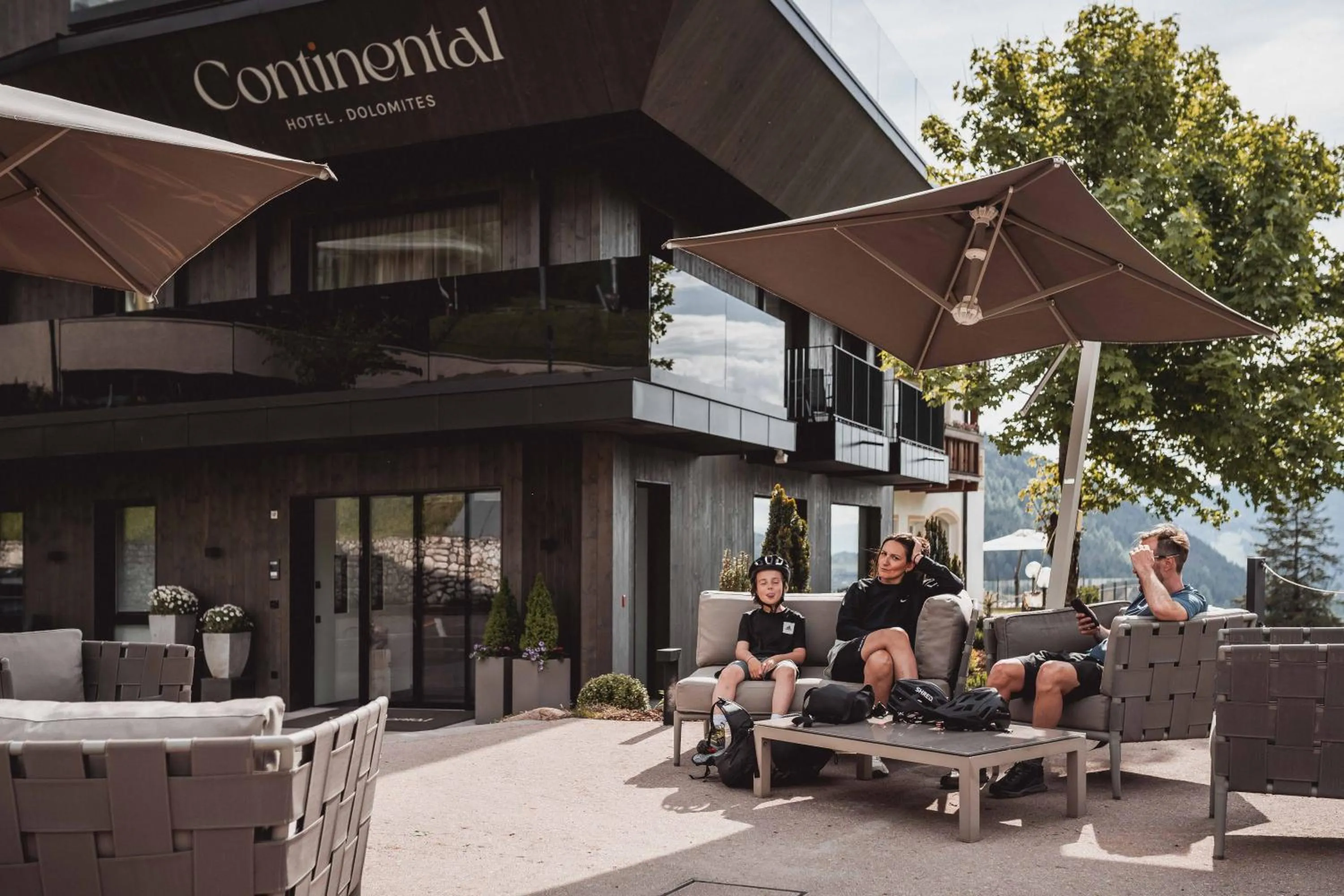 Balcony/Terrace in Hotel Continental Dolomites