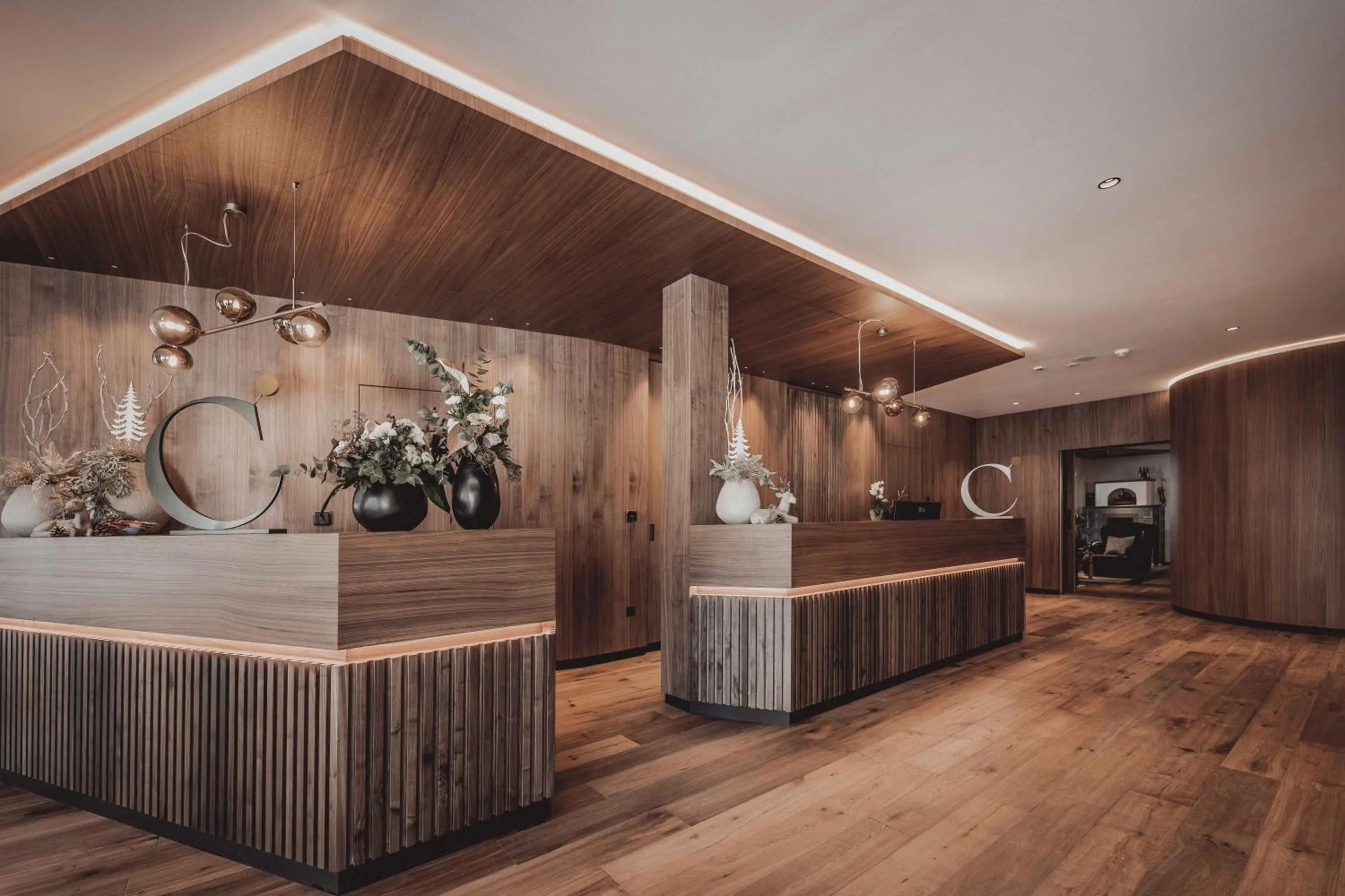 Lobby or reception in Hotel Continental Dolomites